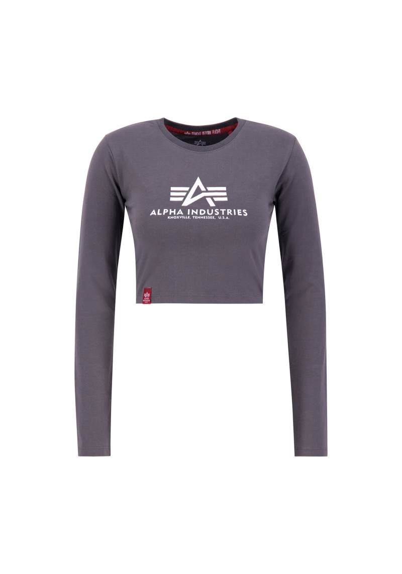 Alpha Industries Sweater »Alpha Industries Women - Longsleeves Basic Cropped LS Wmn« von alpha industries