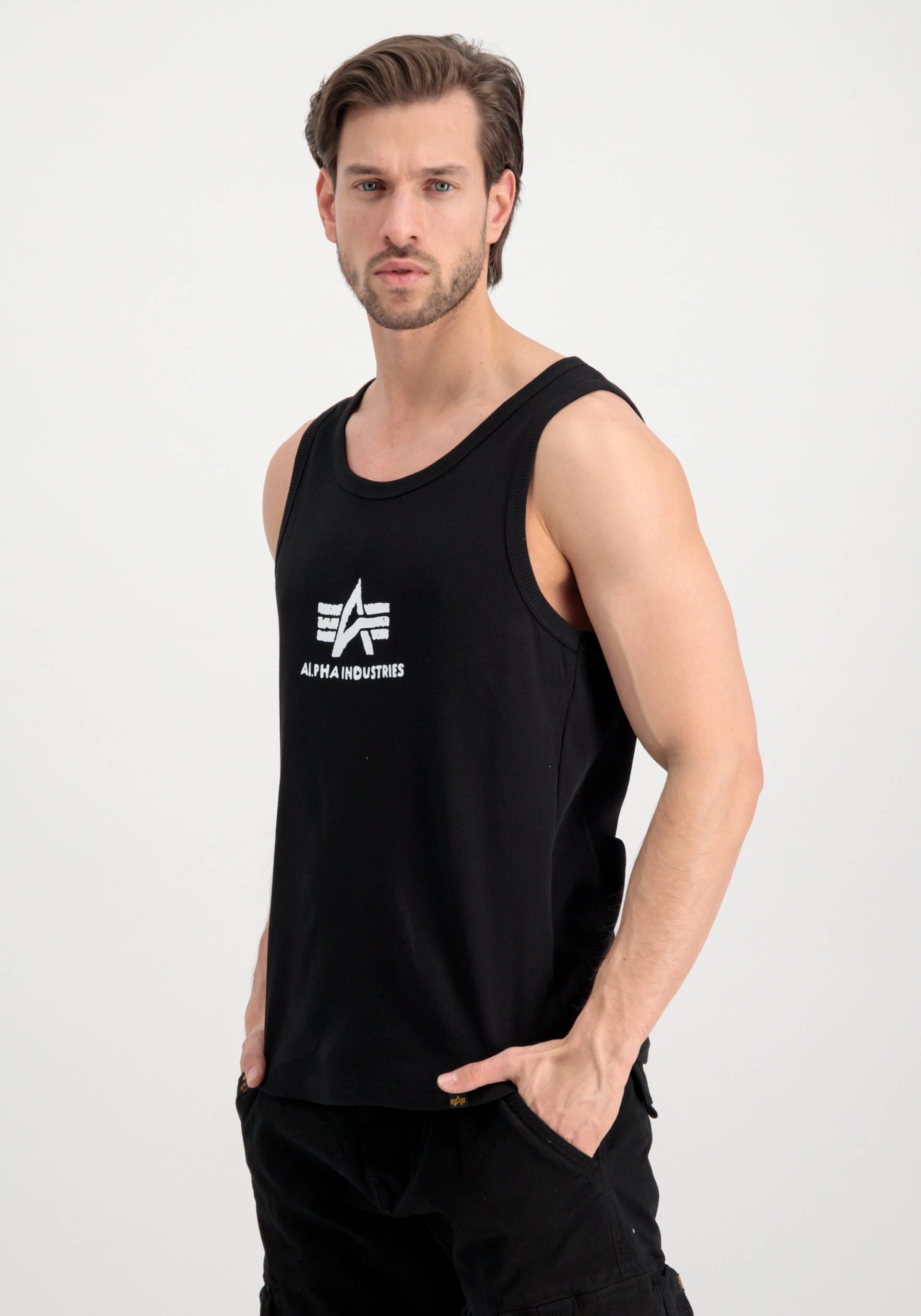 Alpha Industries Muskelshirt »Alpha Industries Men - Tanks Logo Tank« von alpha industries