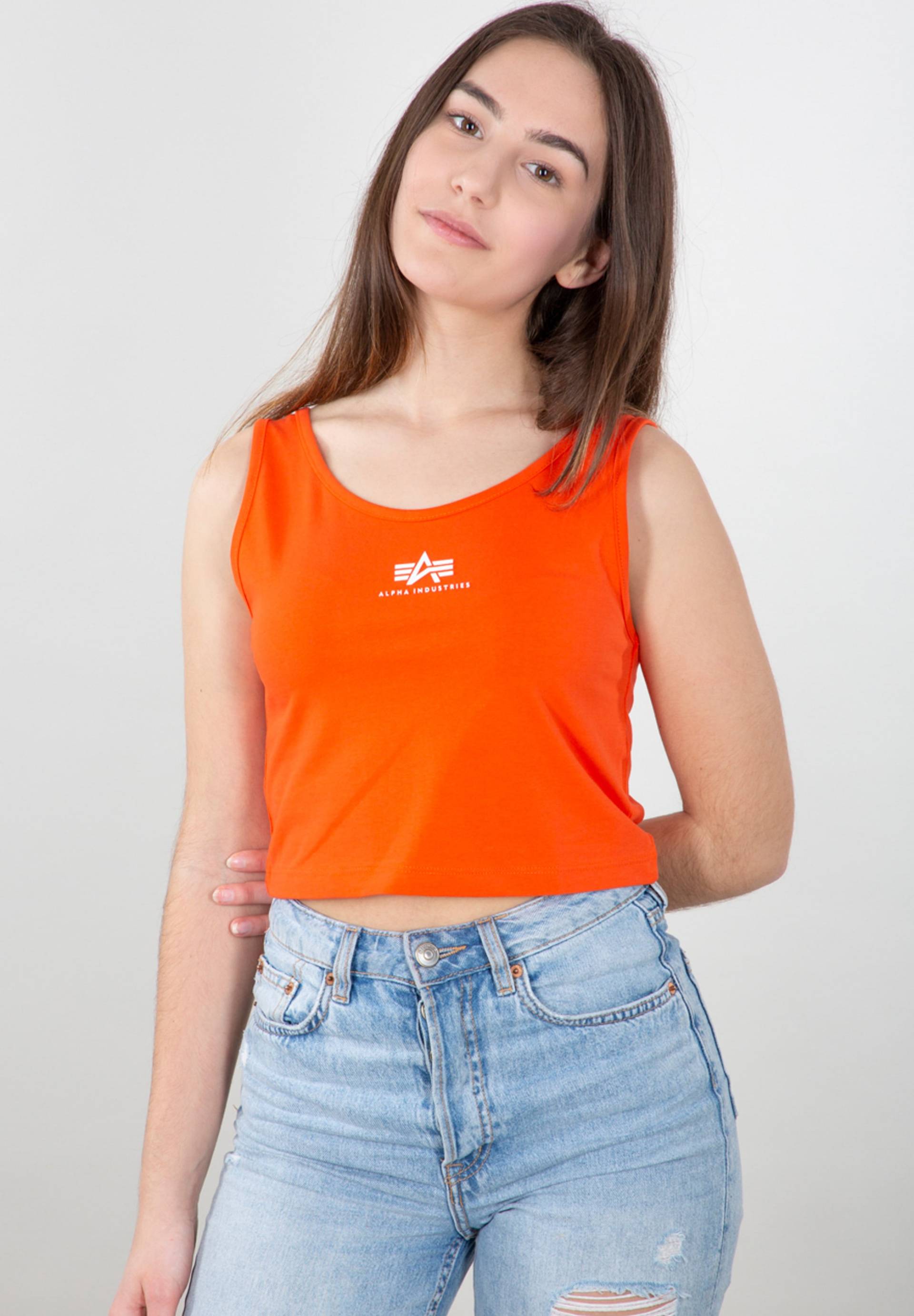 Alpha Industries Muskelshirt »Alpha Industries Women - Tanks Basic Crop-Tank SL Women« von alpha industries