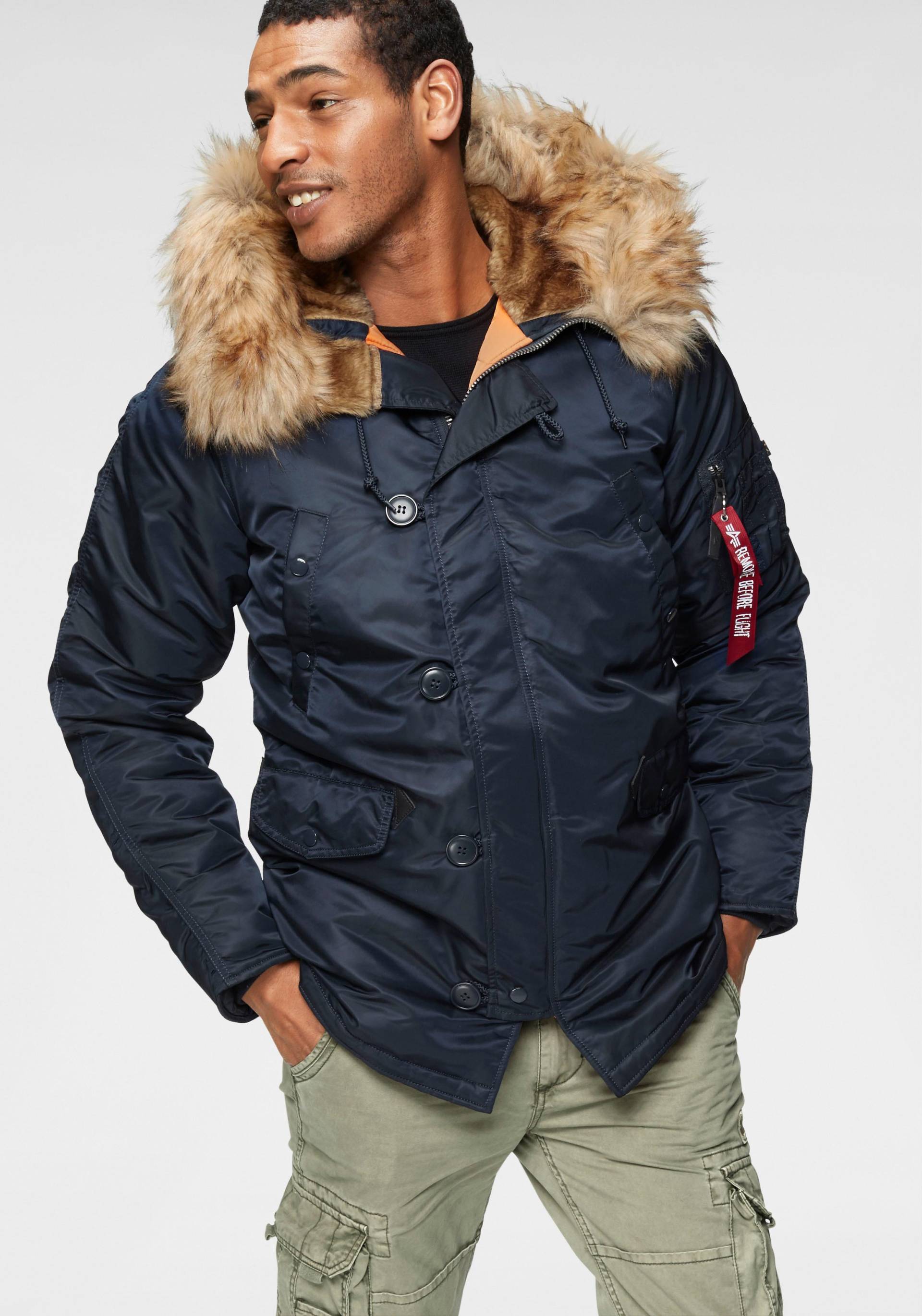 Alpha Industries Parka »N3B VF 59«, mit Kapuze, mit abnehmbarem Kunstfellkragen Alpha Industries Parka »N3B VF 59«, mit Kapuze, mit abnehmbarem Kunstfellkragen von alpha industries