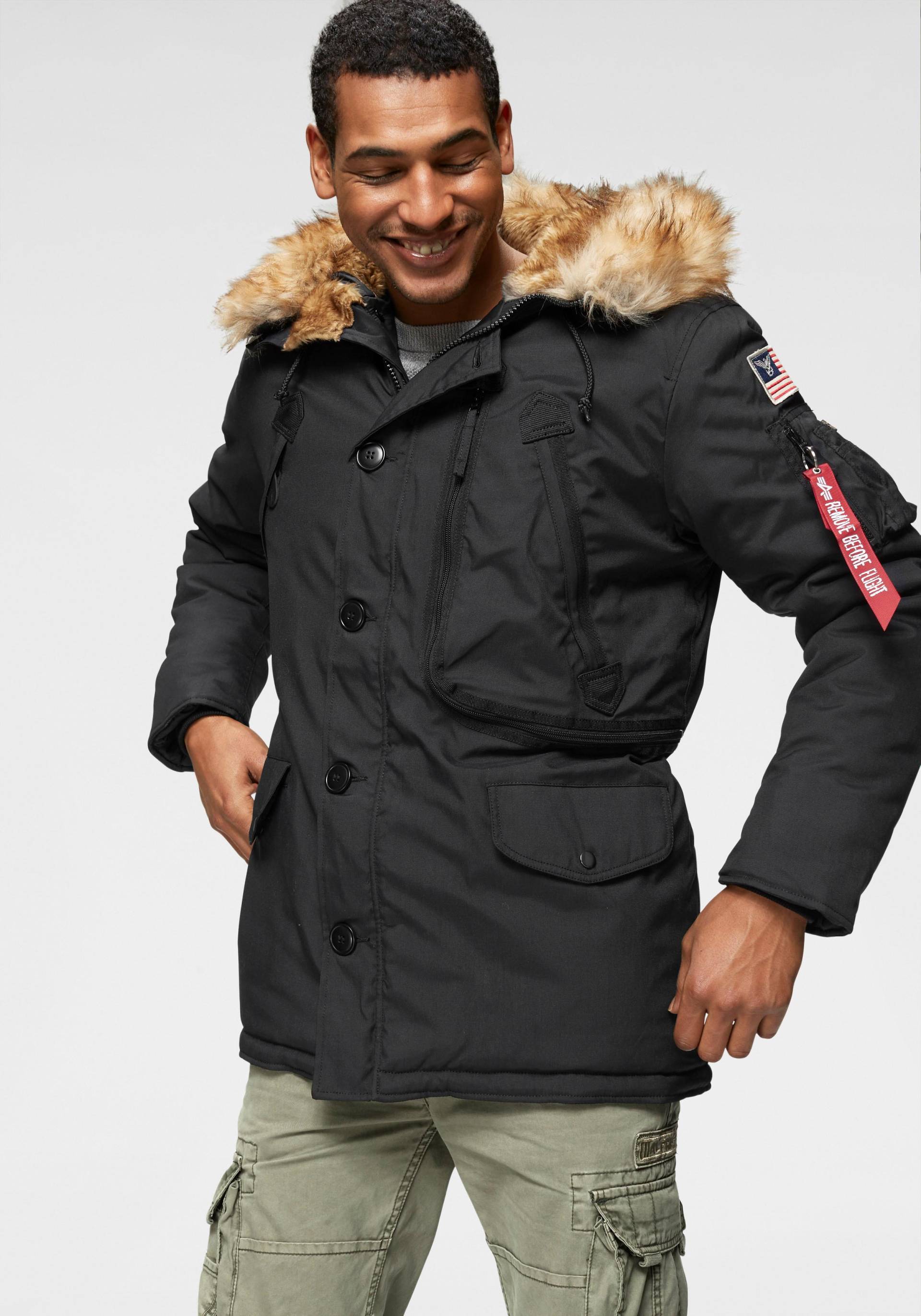 Alpha Industries Parka »POLAR JACKET«, mit Kapuze Alpha Industries Parka »POLAR JACKET«, mit Kapuze von alpha industries