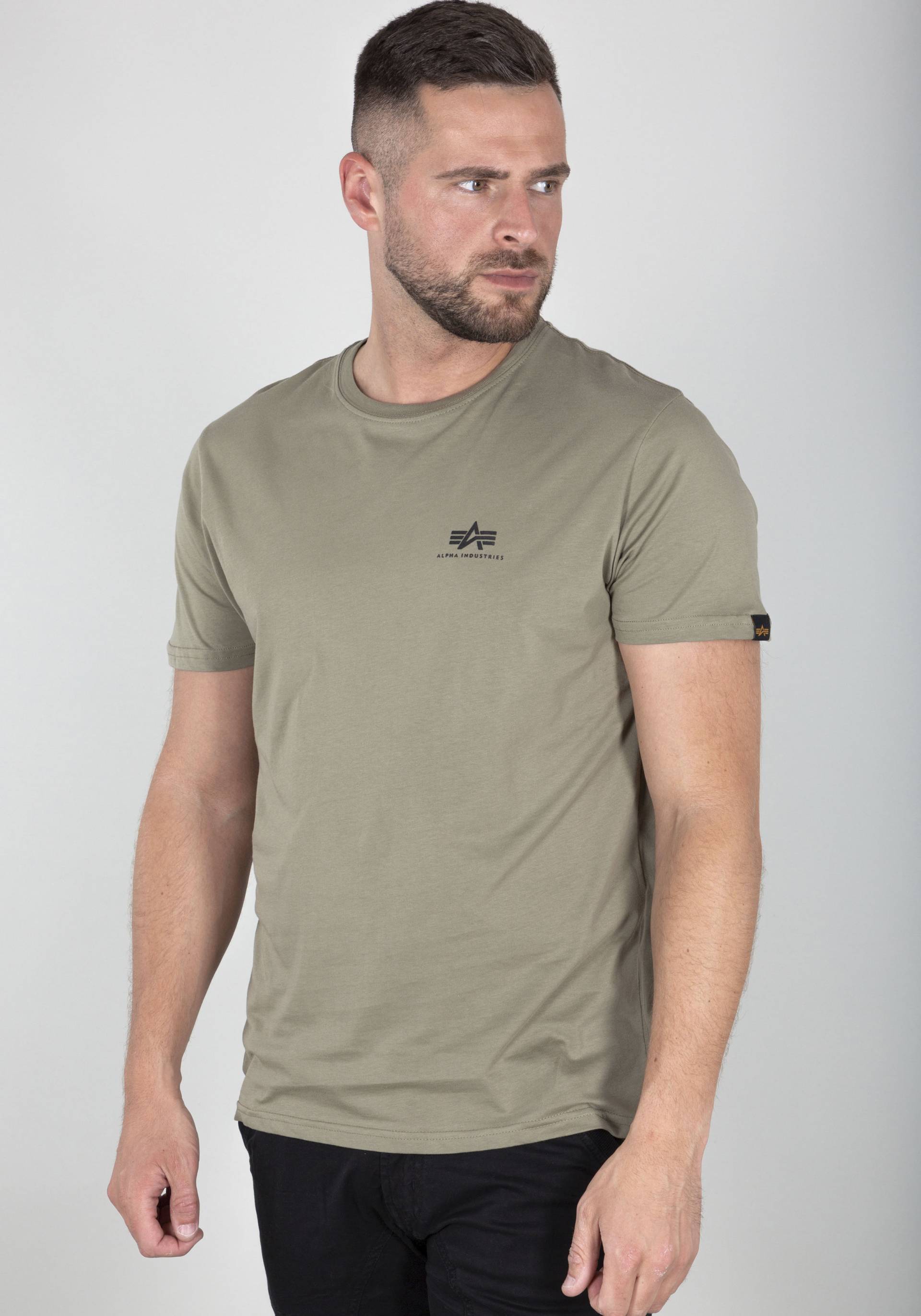 Alpha Industries Rundhalsshirt »BASIC T SMALL LOGO« von alpha industries