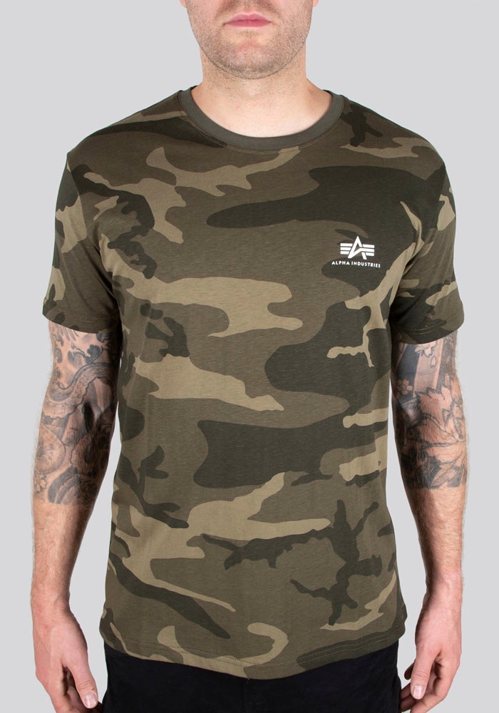 Alpha Industries Rundhalsshirt »Backprint T Camo« von alpha industries