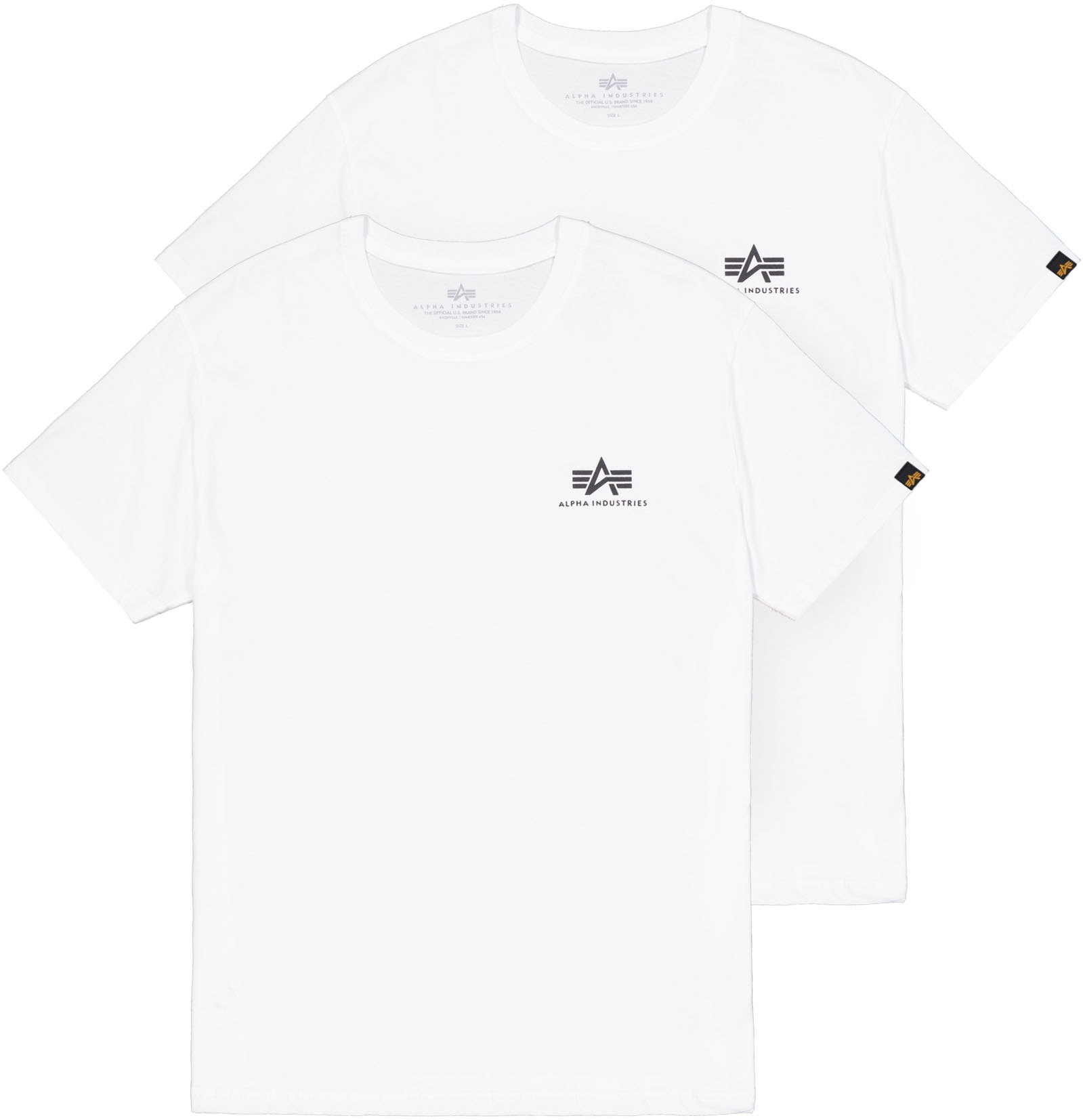 Alpha Industries Rundhalsshirt »Basic T Small Logo 2 Pack« Alpha Industries Rundhalsshirt »Basic T Small Logo 2 Pack« von alpha industries