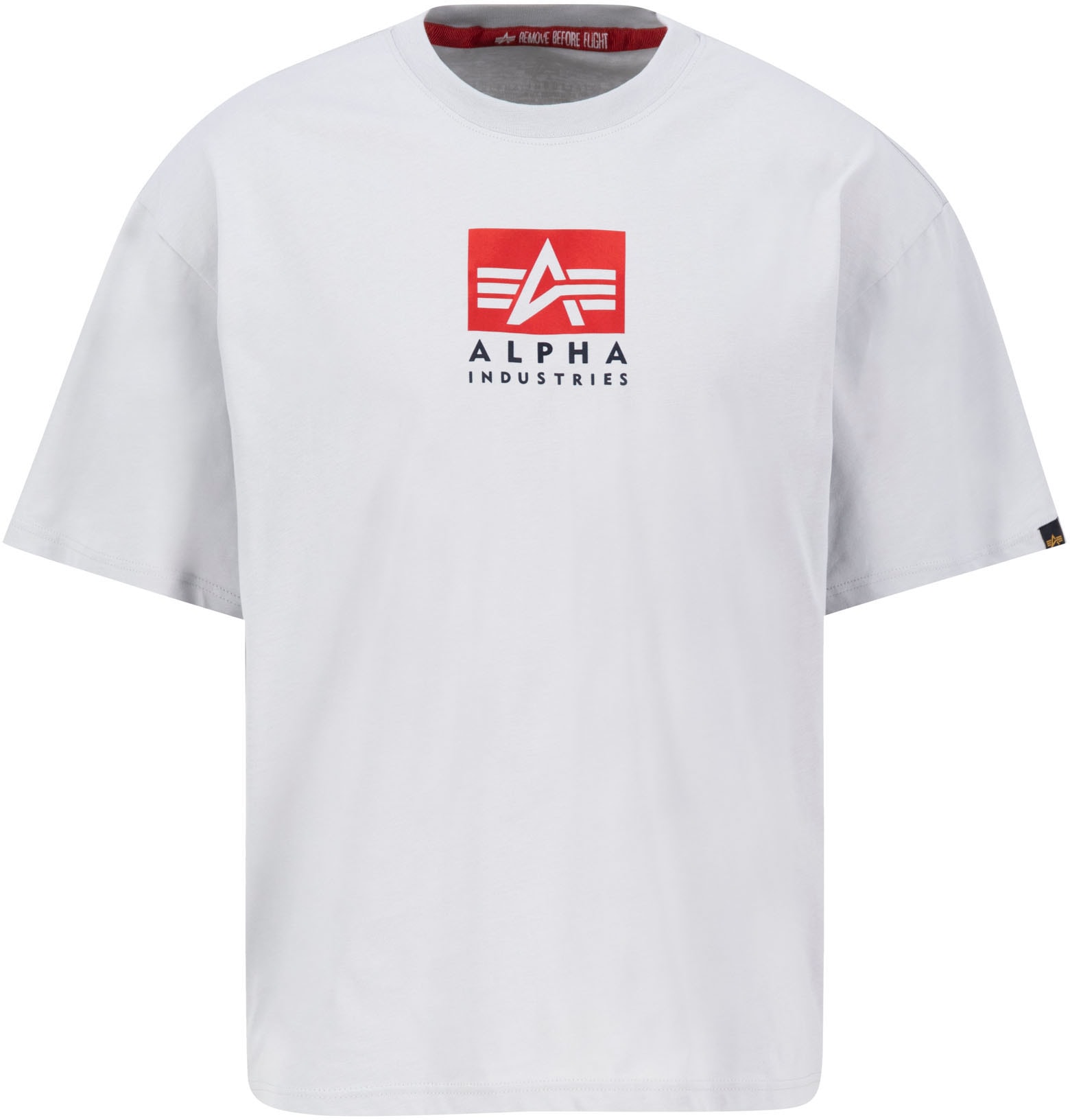 Alpha Industries Rundhalsshirt »Satin Logo T« von alpha industries