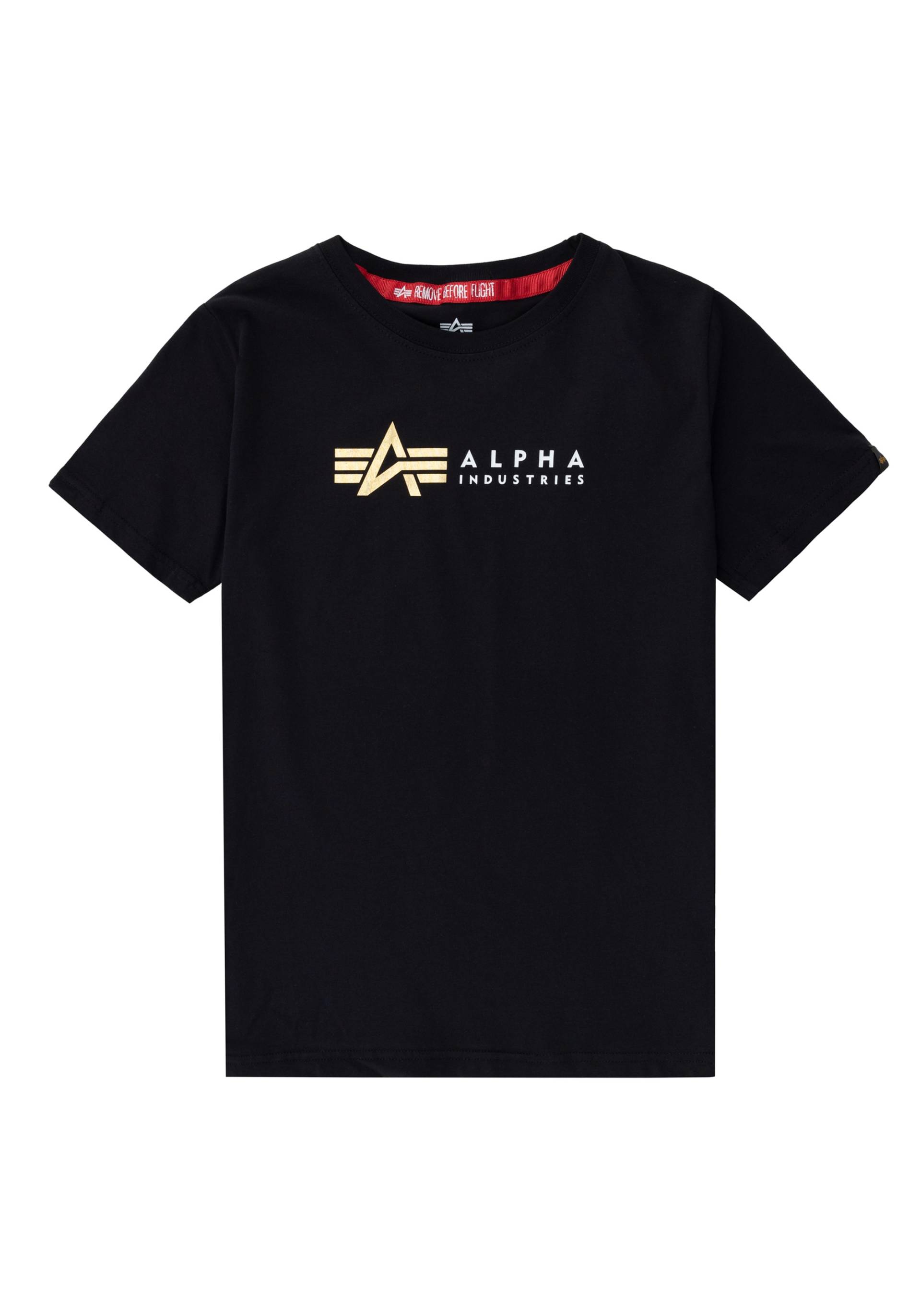 Alpha Industries T-Shirt »Alpha Industries Kids - T-Shirts Alpha Label T Foil Print Kids« von alpha industries