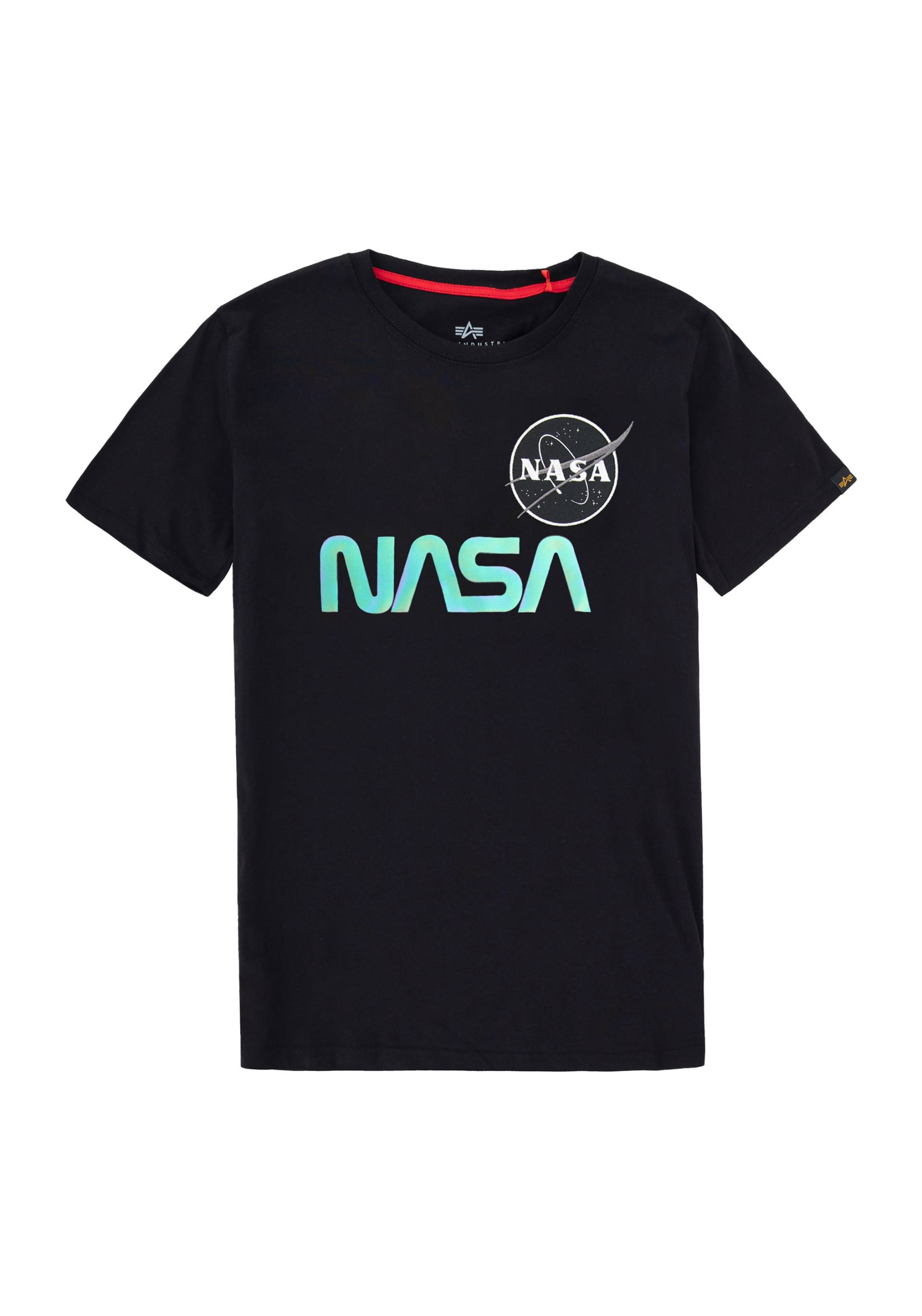 Alpha Industries T-Shirt »Alpha Industries Kids - T-Shirts NASA Rainbow Refl. T Kids« von alpha industries