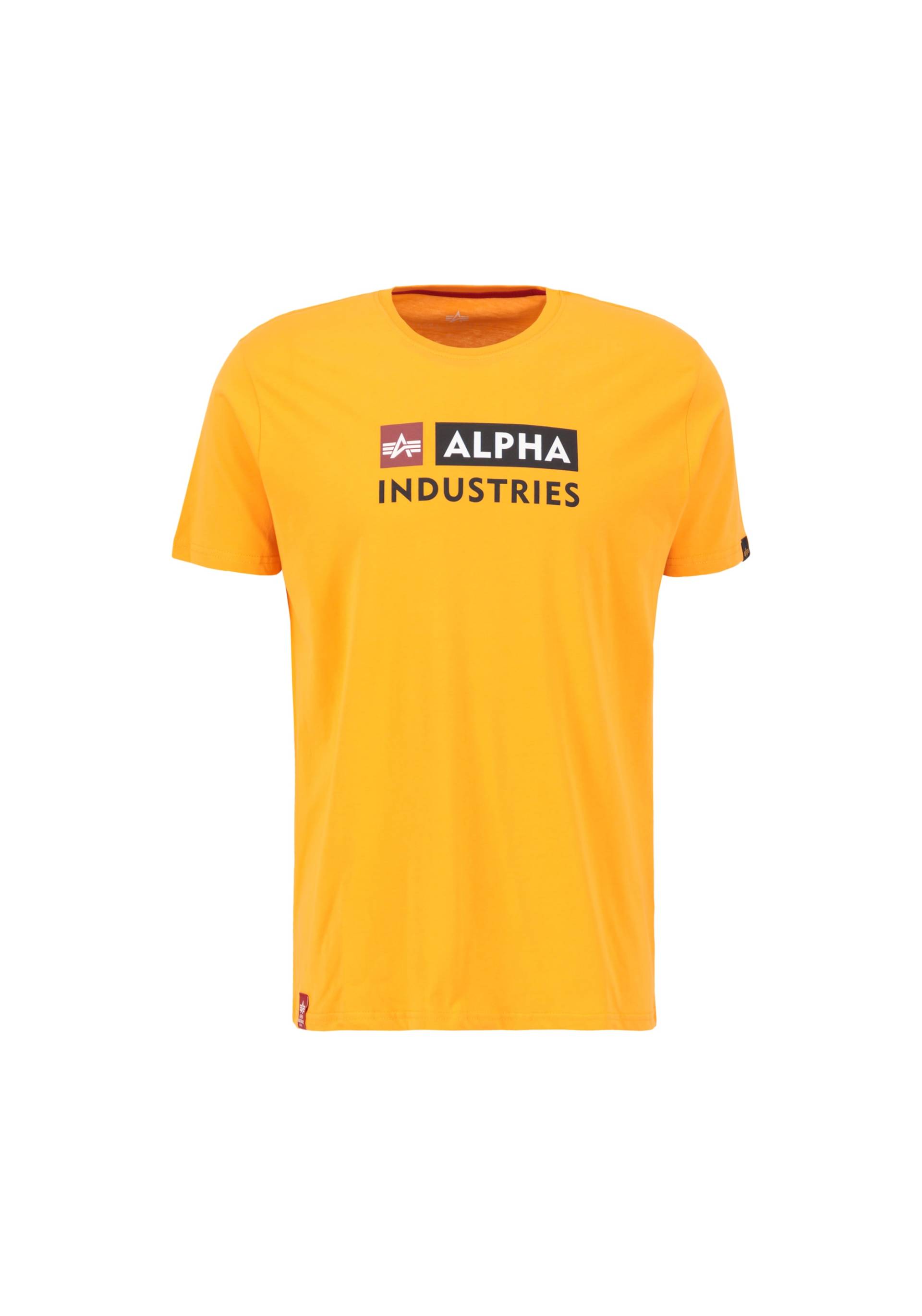 Alpha Industries T-Shirt »Alpha Industries Men - T-Shirts Alpha Block-Logo T« von alpha industries