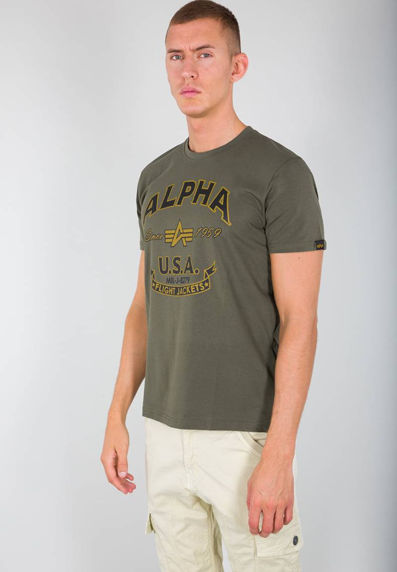 Alpha Industries T-Shirt »Alpha Industries Men - T-Shirts Alpha FJ T« von alpha industries