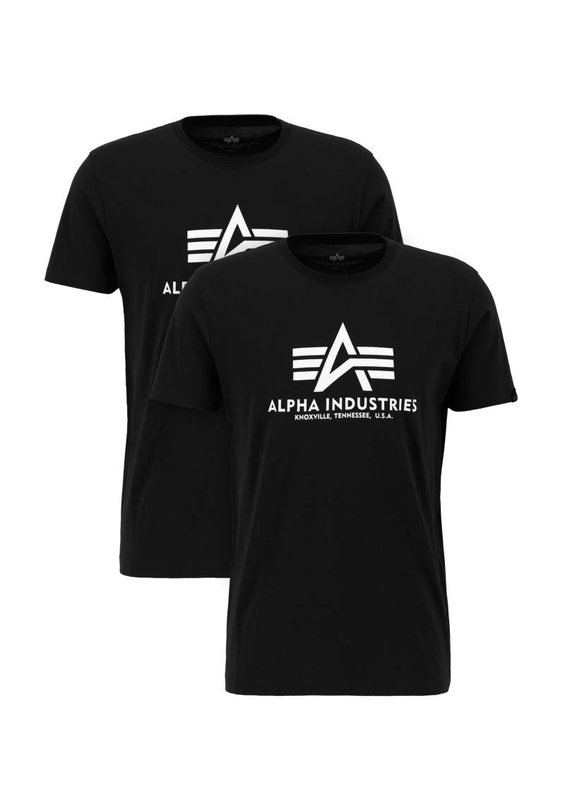 Alpha Industries T-Shirt »Alpha Industries Men - T-Shirts Basic T-Shirt 2 Pack« von alpha industries