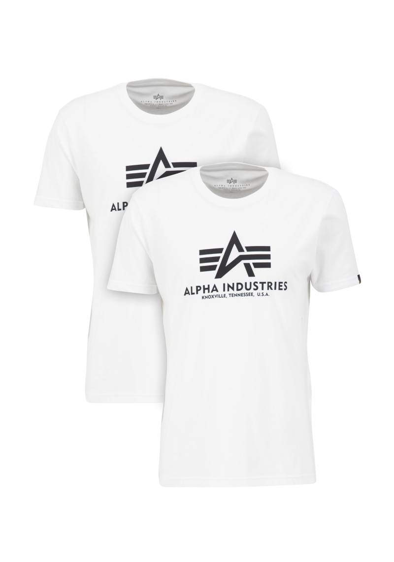 Alpha Industries T-Shirt »Alpha Industries Men - T-Shirts Basic T 2 Pack« von alpha industries