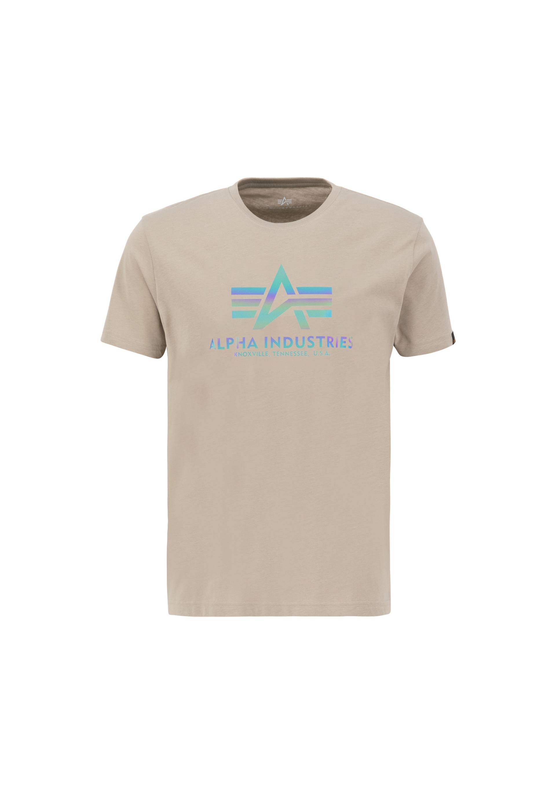 Alpha Industries T-Shirt »Alpha Industries Men - T-Shirts Basic T Rainbow Reflective« von alpha industries