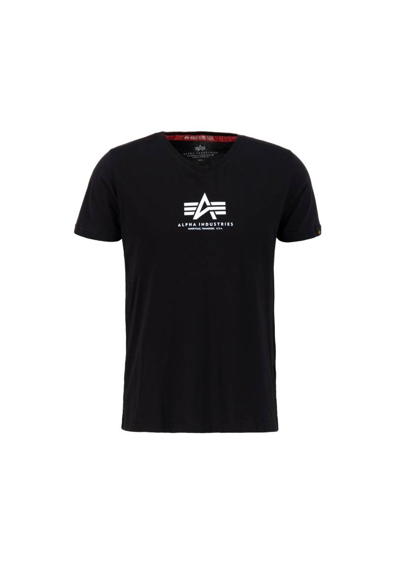 Alpha Industries T-Shirt »Alpha Industries Men - T-Shirts Basic V-Neck T ML« von alpha industries