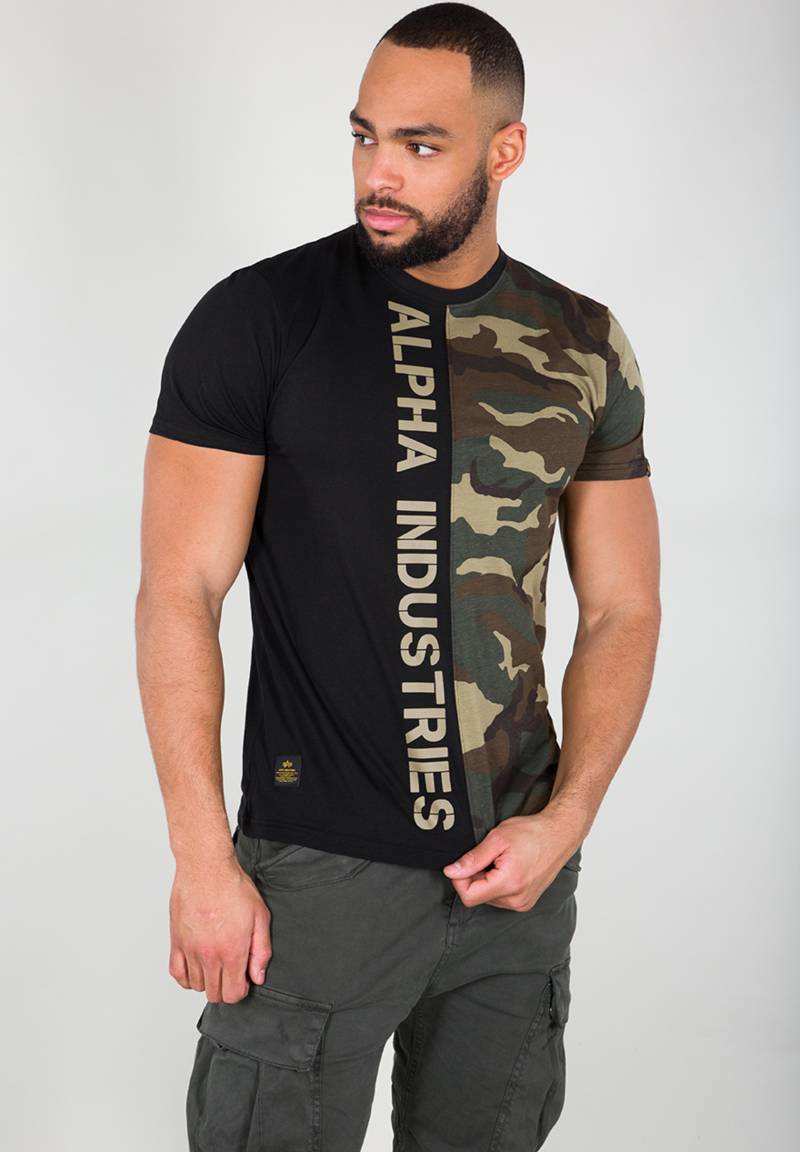 Alpha Industries T-Shirt »Alpha Industries Men - T-Shirts Camo Half T-Shirt« von alpha industries