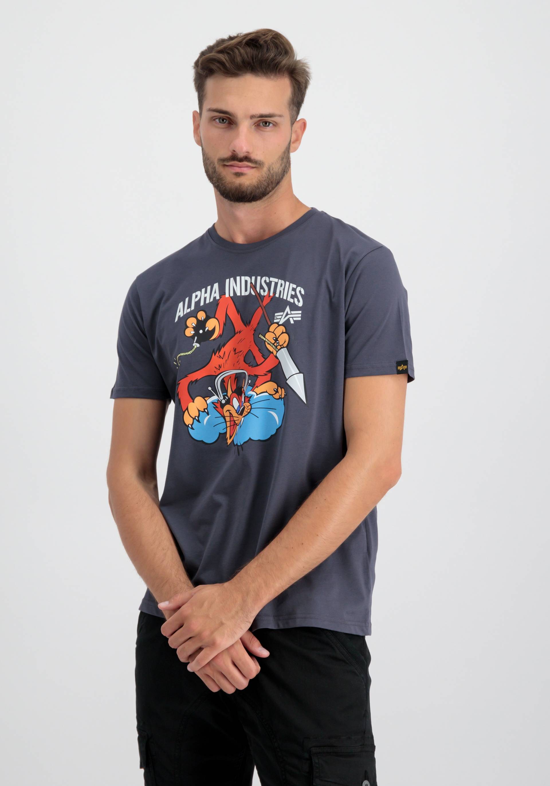 Alpha Industries T-Shirt »Alpha Industries Men - T-Shirts Fighter Squadron T« von alpha industries