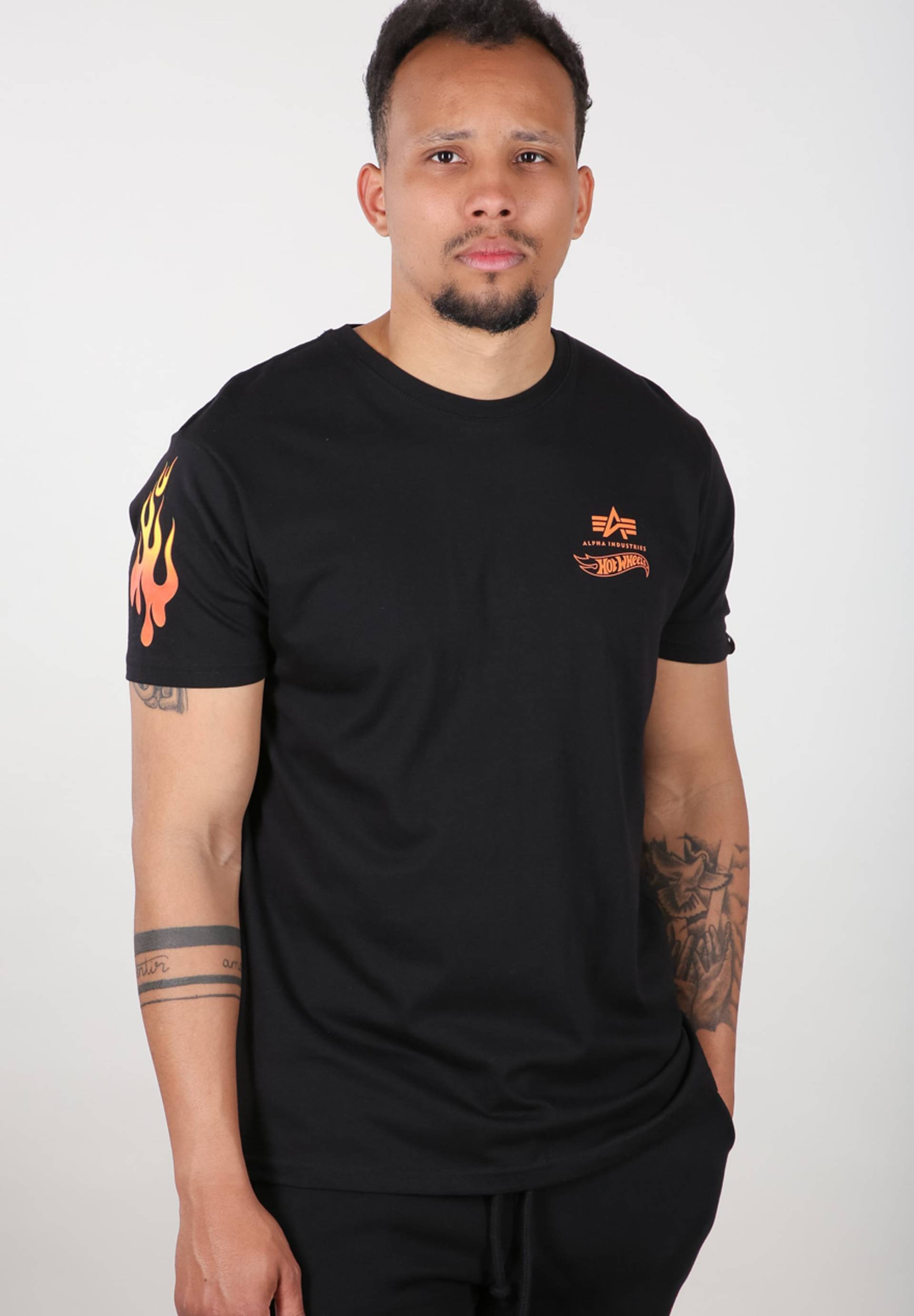 Alpha Industries T-Shirt »Alpha Industries Men - T-Shirts Flame T« von alpha industries