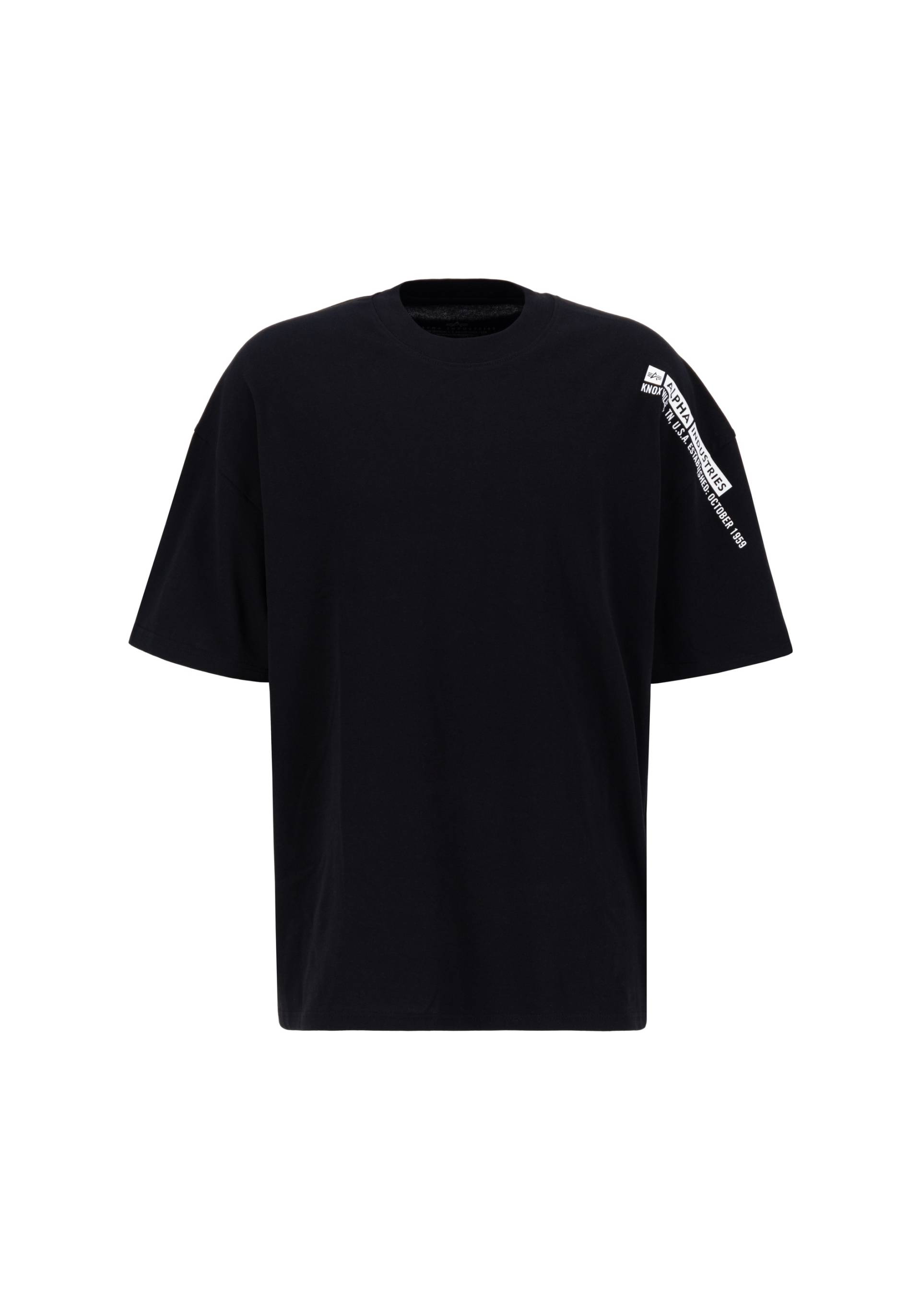 Alpha Industries T-Shirt »Alpha Industries Men - T-Shirts Flock Logo T-Shirt« von alpha industries