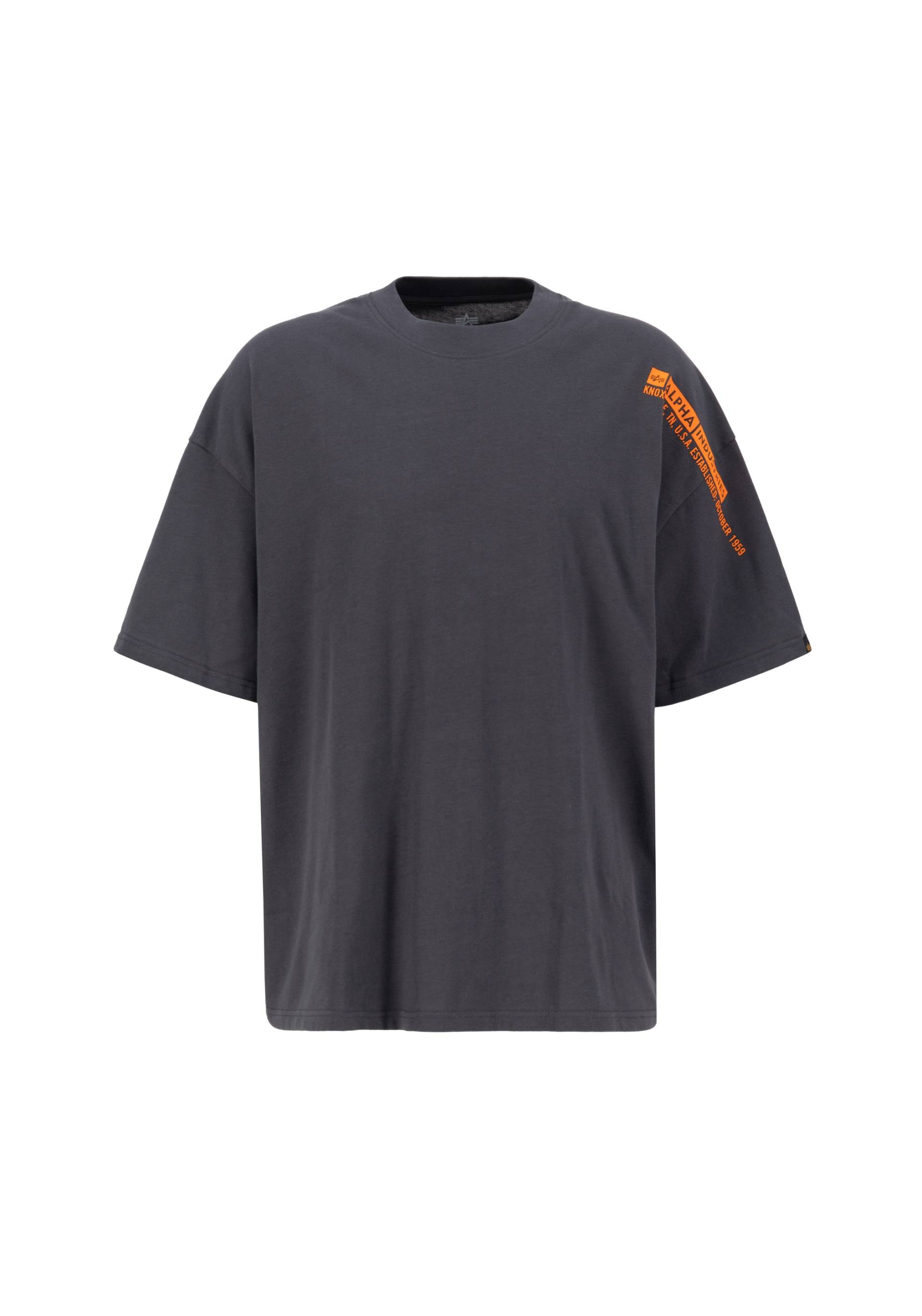 Alpha Industries T-Shirt »Alpha Industries Men - T-Shirts Flock Logo T-Shirt« von alpha industries