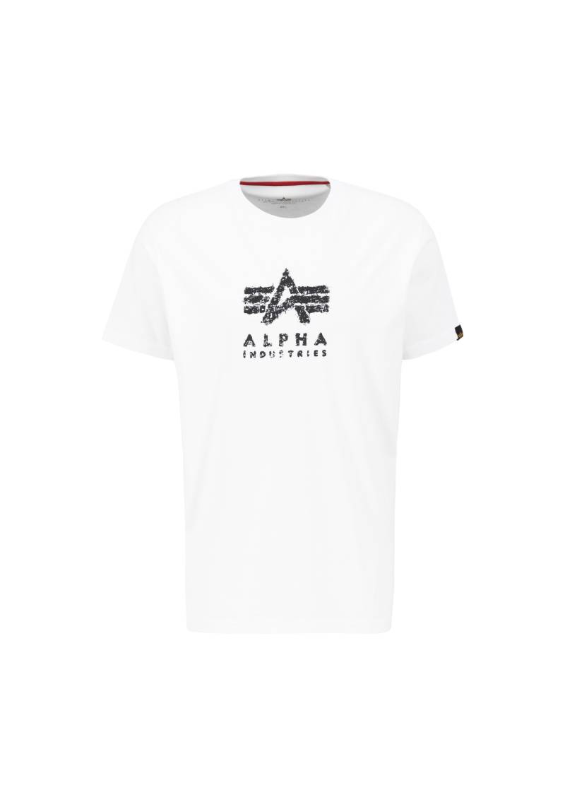 Alpha Industries T-Shirt »Alpha Industries Men - T-Shirts Grunge Logo T« von alpha industries