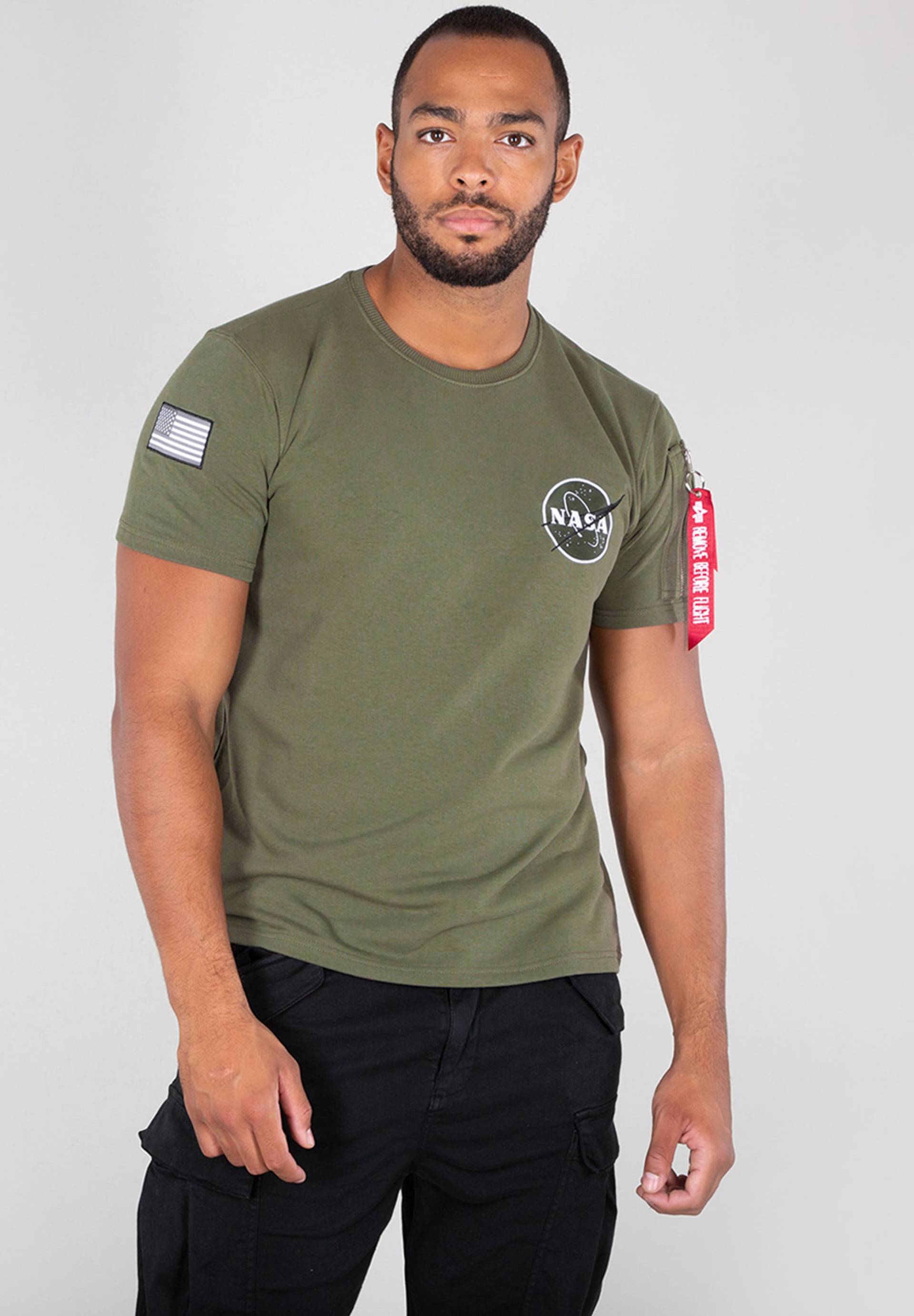 Alpha Industries T-Shirt »Alpha Industries Men - T-Shirts NASA Heavy T« von alpha industries