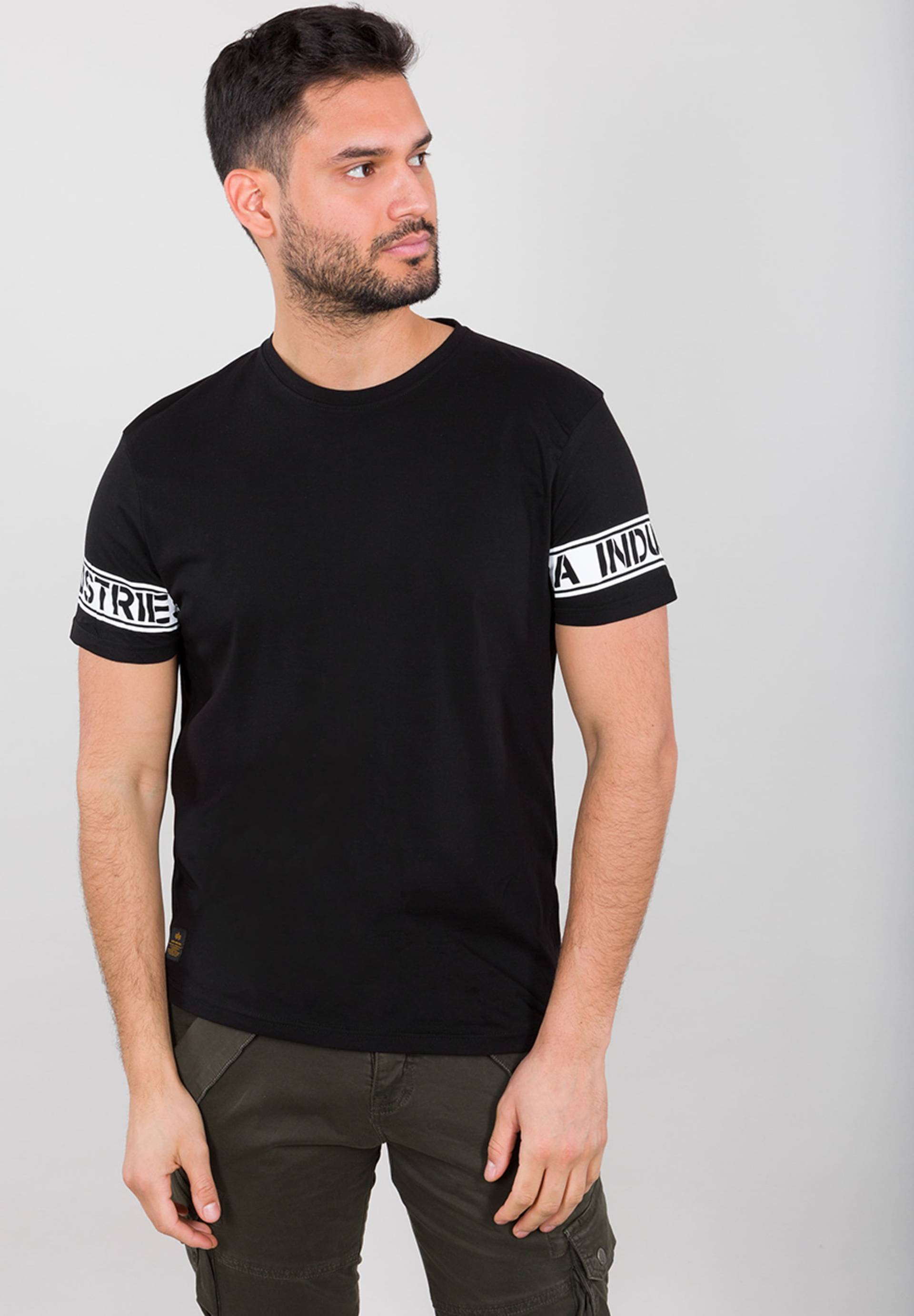 Alpha Industries T-Shirt »Alpha Industries Men - T-Shirts Sleeve Print T« von alpha industries