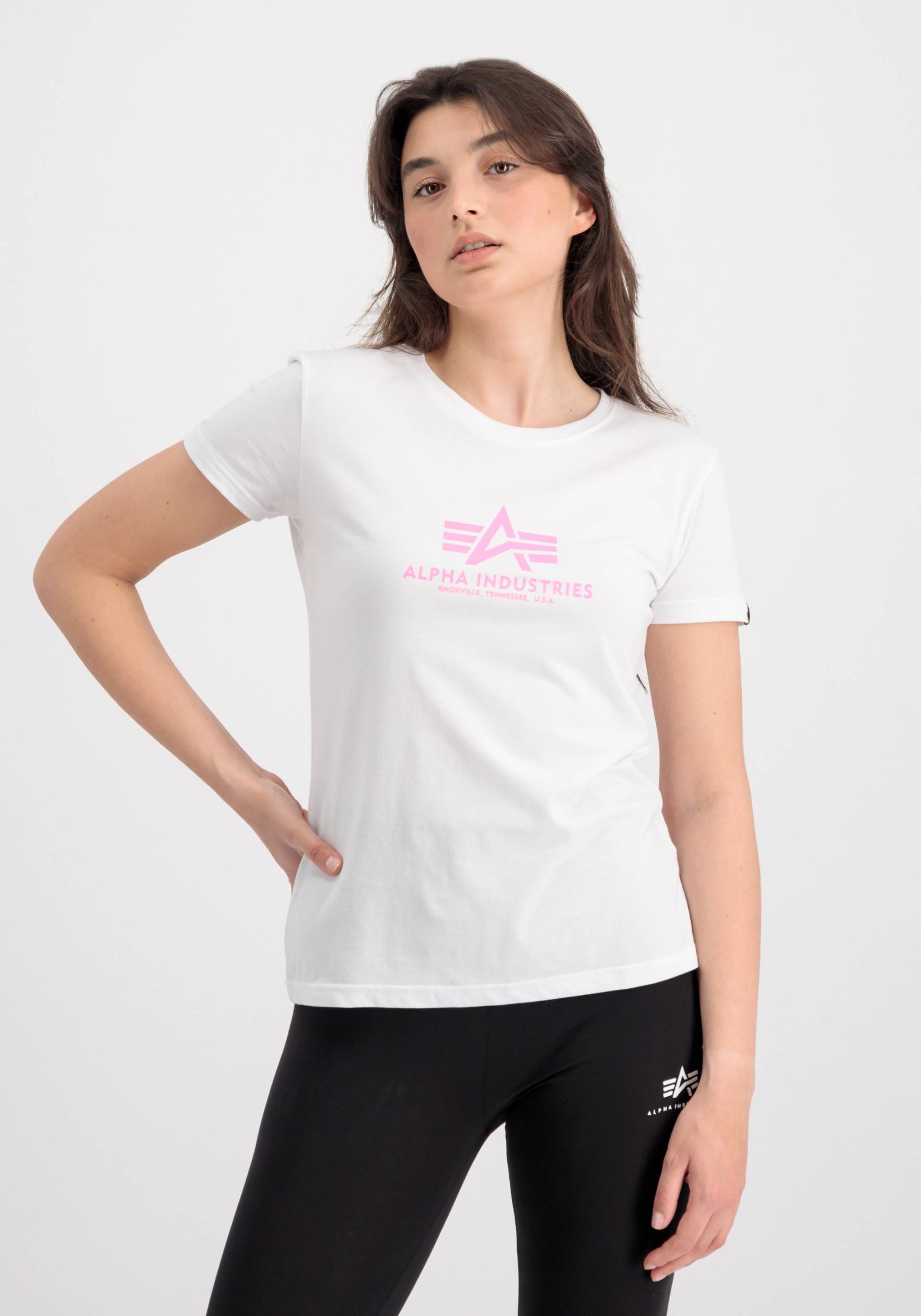 Alpha Industries T-Shirt »Alpha Industries Women - T-Shirts New Basic T Wmn Neon Print« von alpha industries