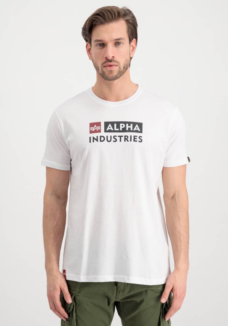 Alpha Industries T-Shirt »Alpha Industries Men - T-Shirts Alpha Block-Logo T« von alpha industries