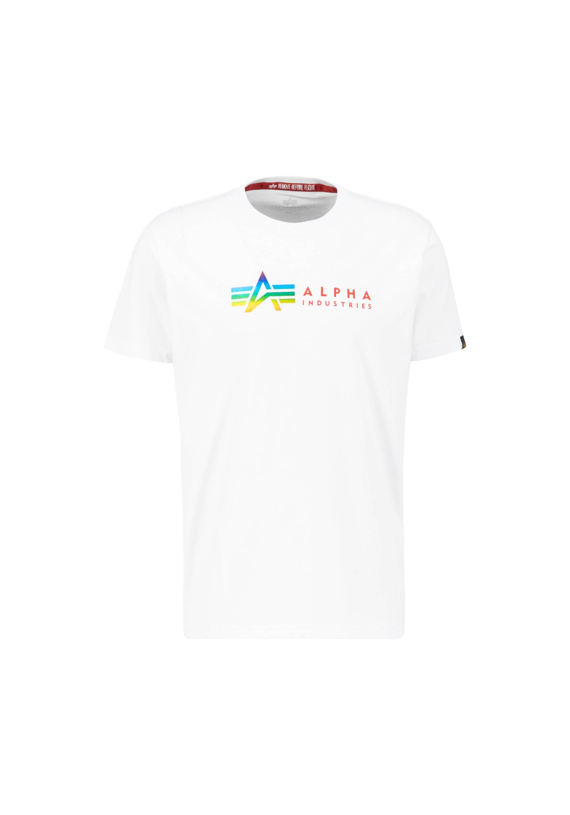 Alpha Industries T-Shirt »Alpha Industries Men - T-Shirts Alpha Label T-Shirt Metal« von alpha industries