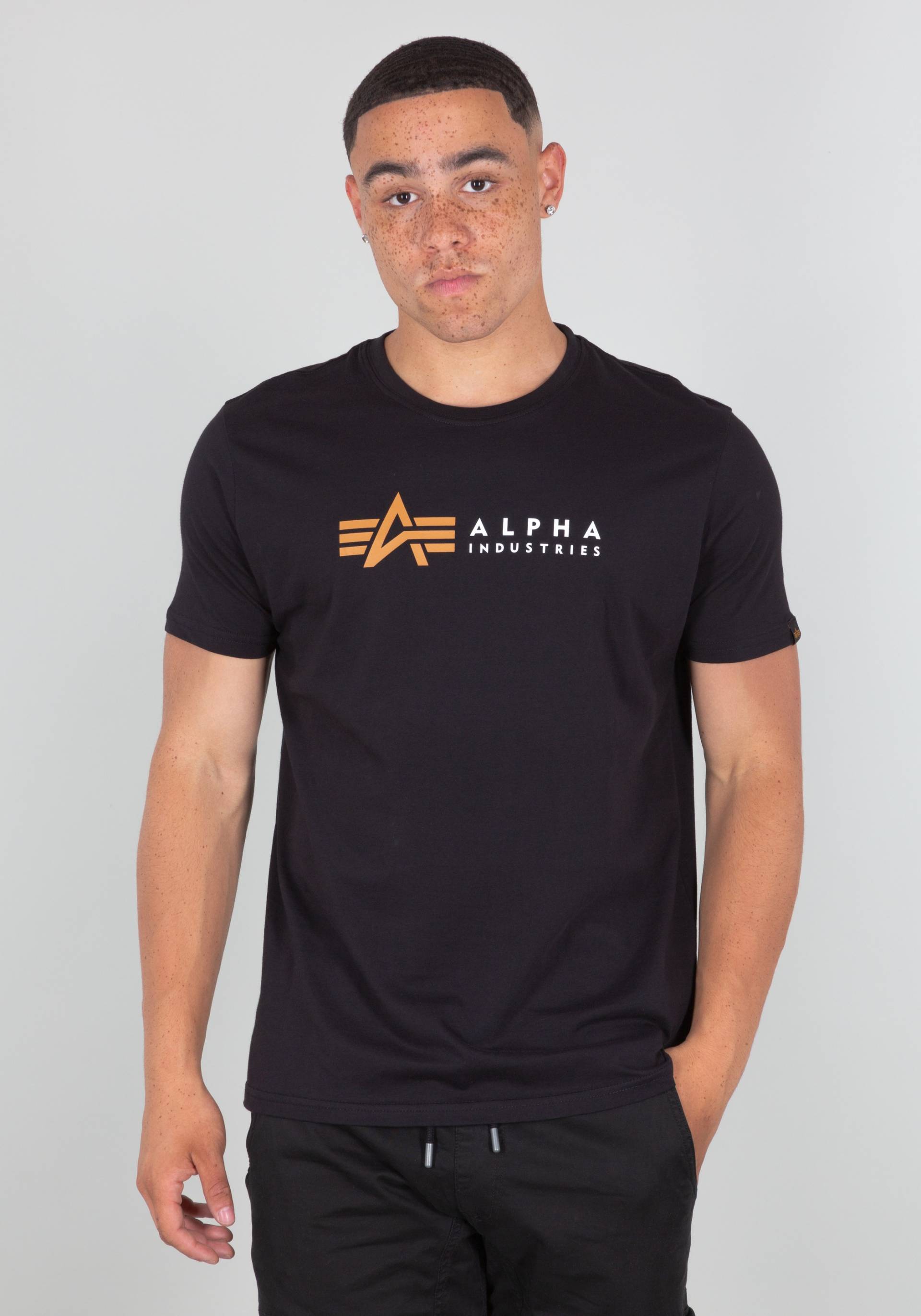 Alpha Industries T-Shirt »Alpha Industries Men - T-Shirts Alpha Label T« von alpha industries