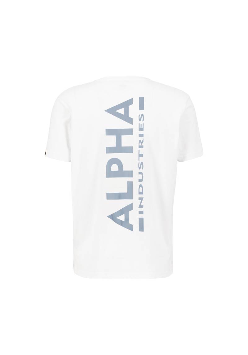 Alpha Industries T-Shirt »Alpha Industries Men - T-Shirts Backprint T Reflective Print« von alpha industries