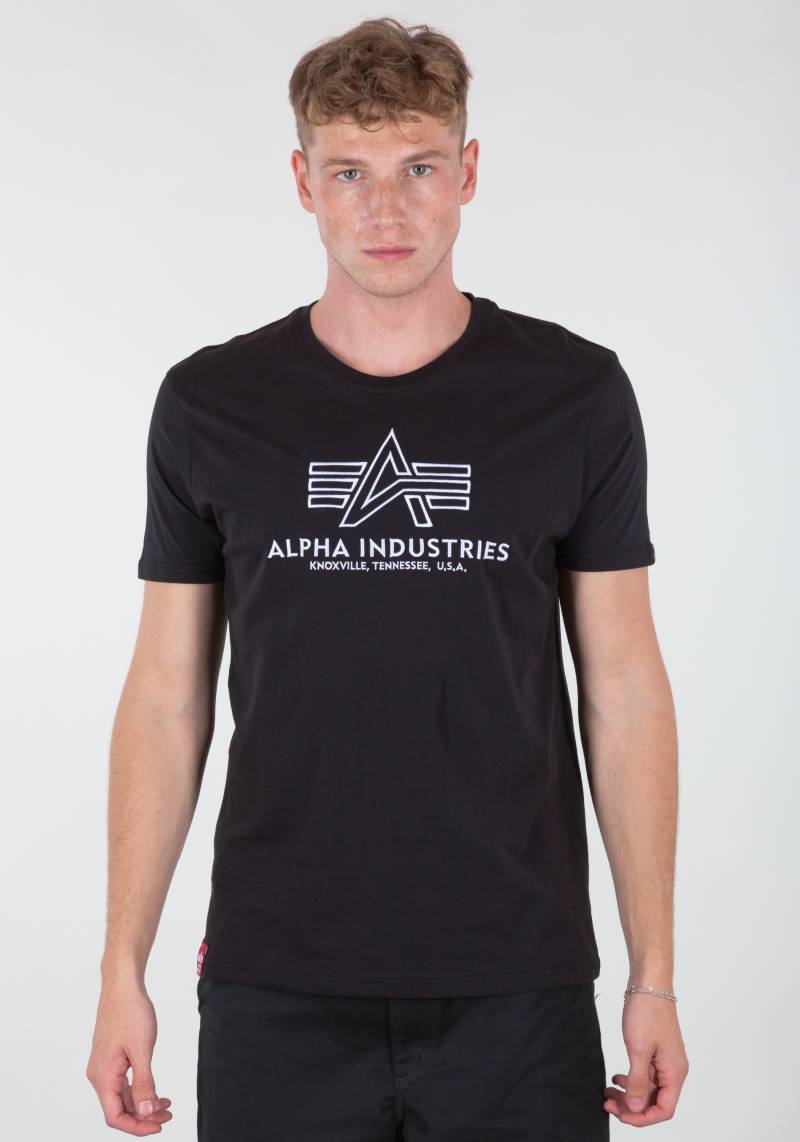 Alpha Industries T-Shirt »Alpha Industries Men - T-Shirts Basic T-Shirt Embroidery« von alpha industries