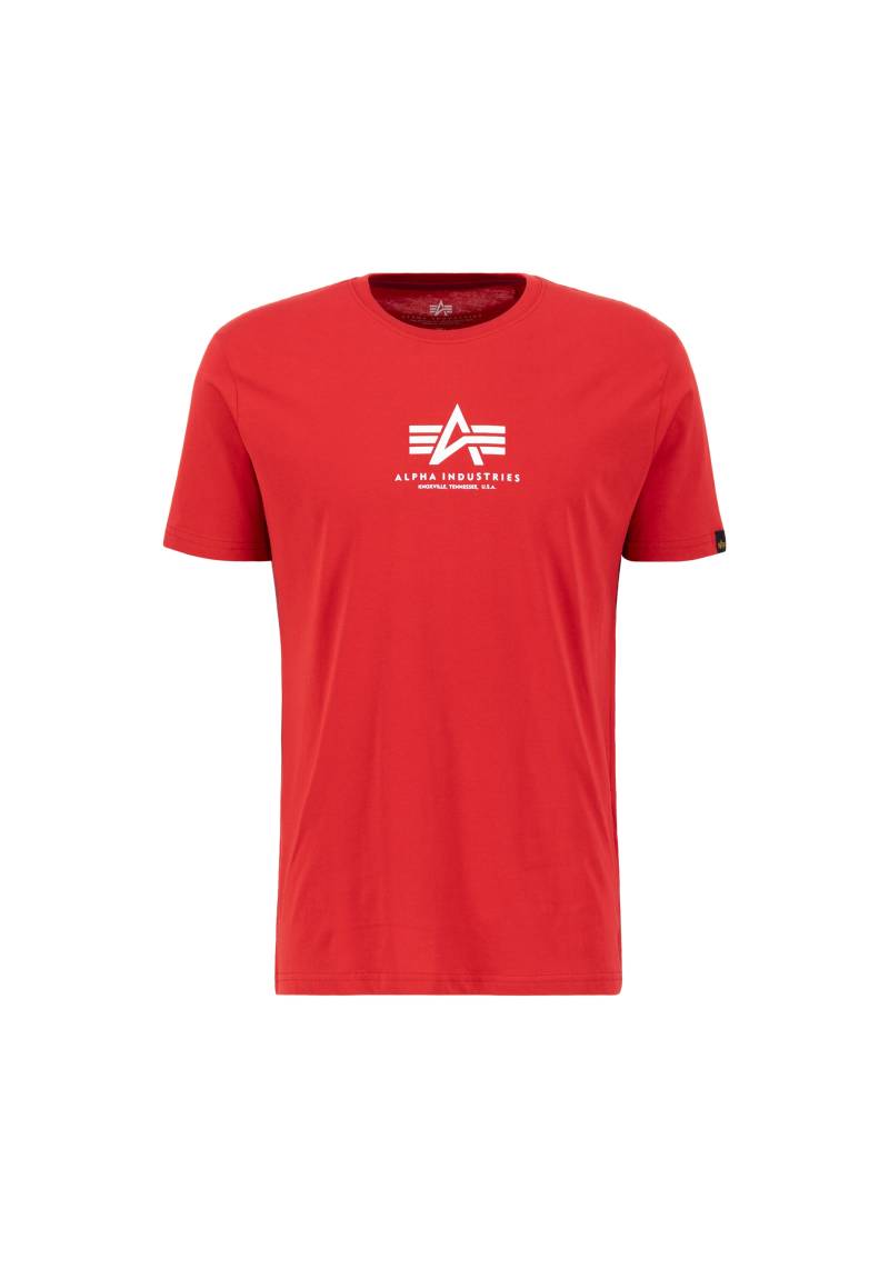 Alpha Industries T-Shirt »Alpha Industries Men - T-Shirts Basic T Mid Logo« von alpha industries