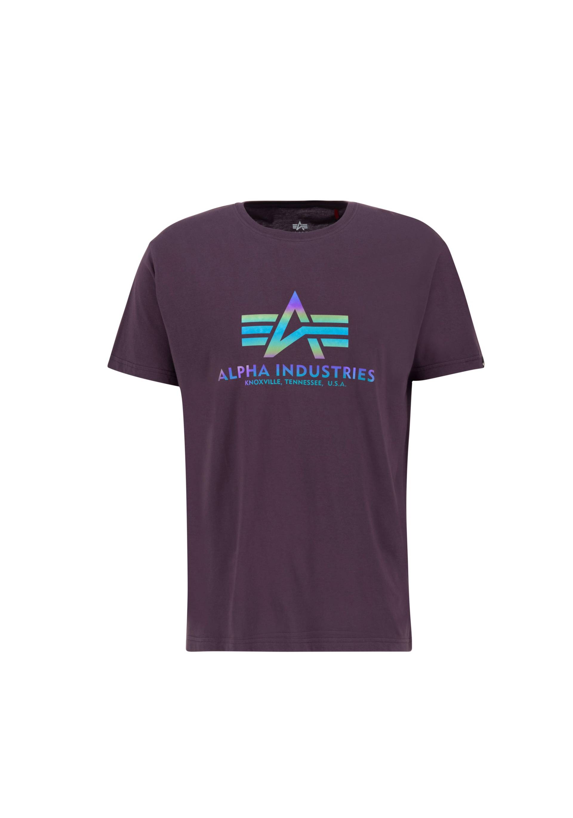 Alpha Industries T-Shirt »Alpha Industries Men - T-Shirts Basic T Rainbow Reflective« von alpha industries