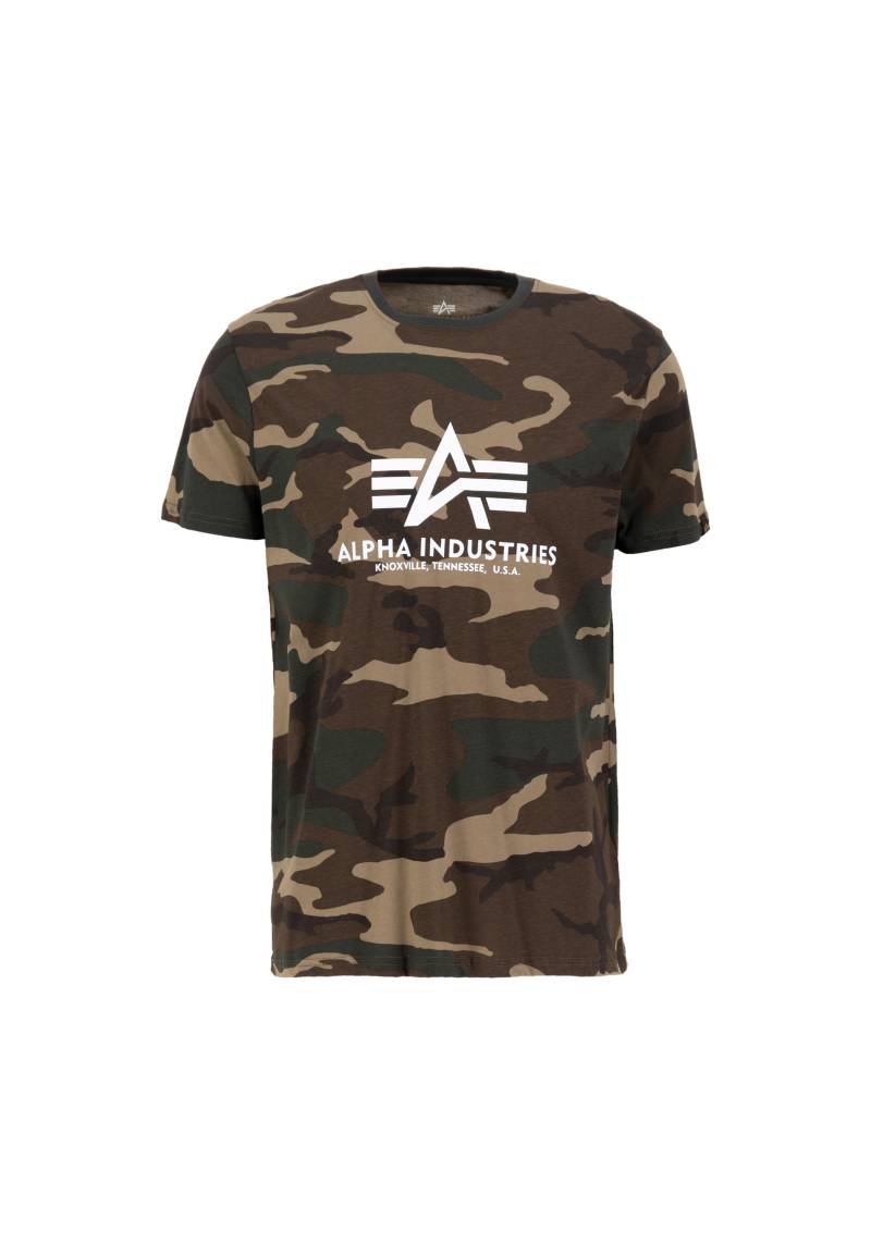 Alpha Industries T-Shirt »Alpha Industries Men - T-Shirts Basic T-Shirt Camo« von alpha industries