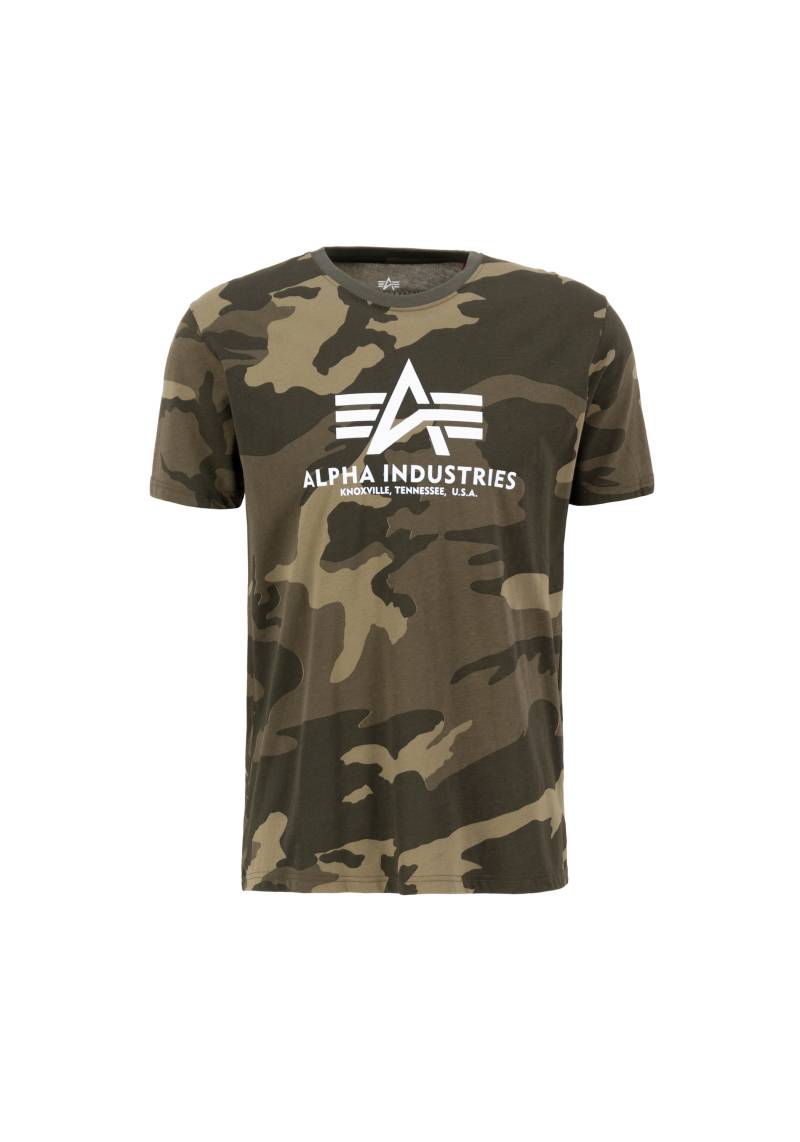 Alpha Industries T-Shirt »Alpha Industries Men - T-Shirts Basic T-Shirt Camo« von alpha industries