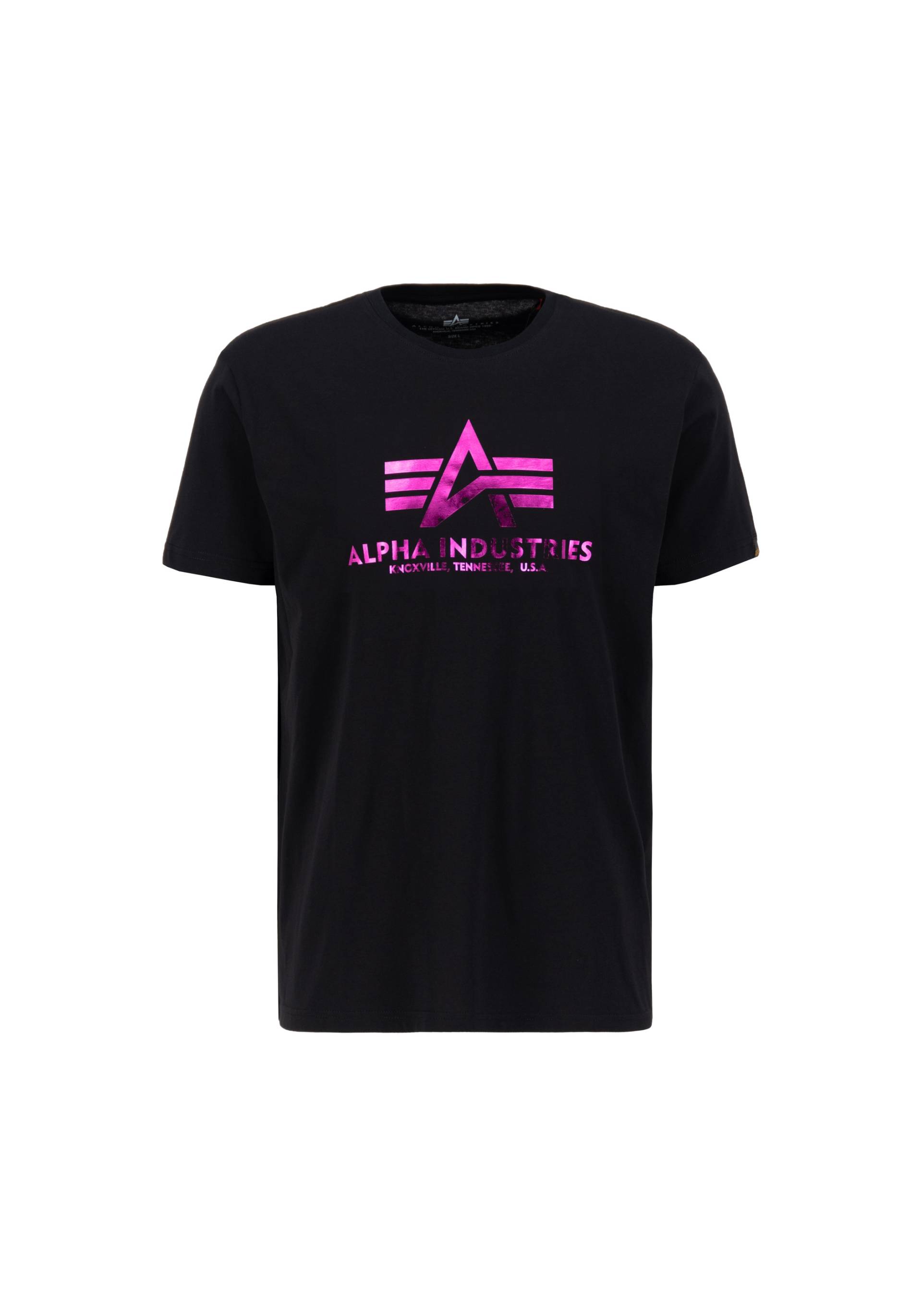 Alpha Industries T-Shirt »Alpha Industries Men - T-Shirts Basic T-Shirt Foil Print« von alpha industries