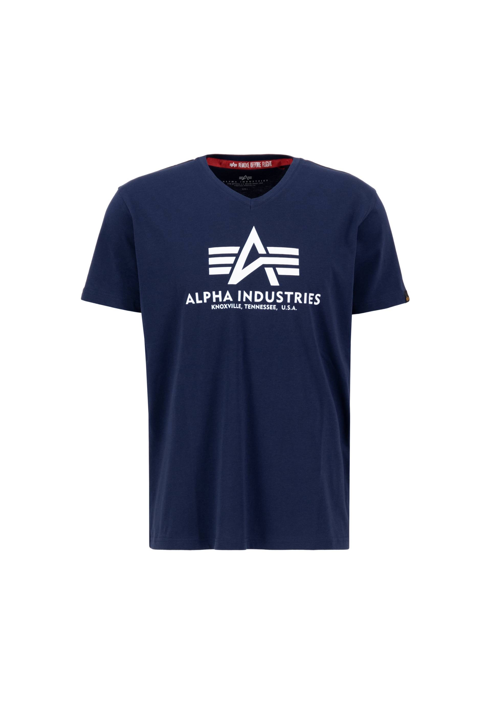 Alpha Industries T-Shirt »Alpha Industries Men - T-Shirts Basic V-Neck T« von alpha industries