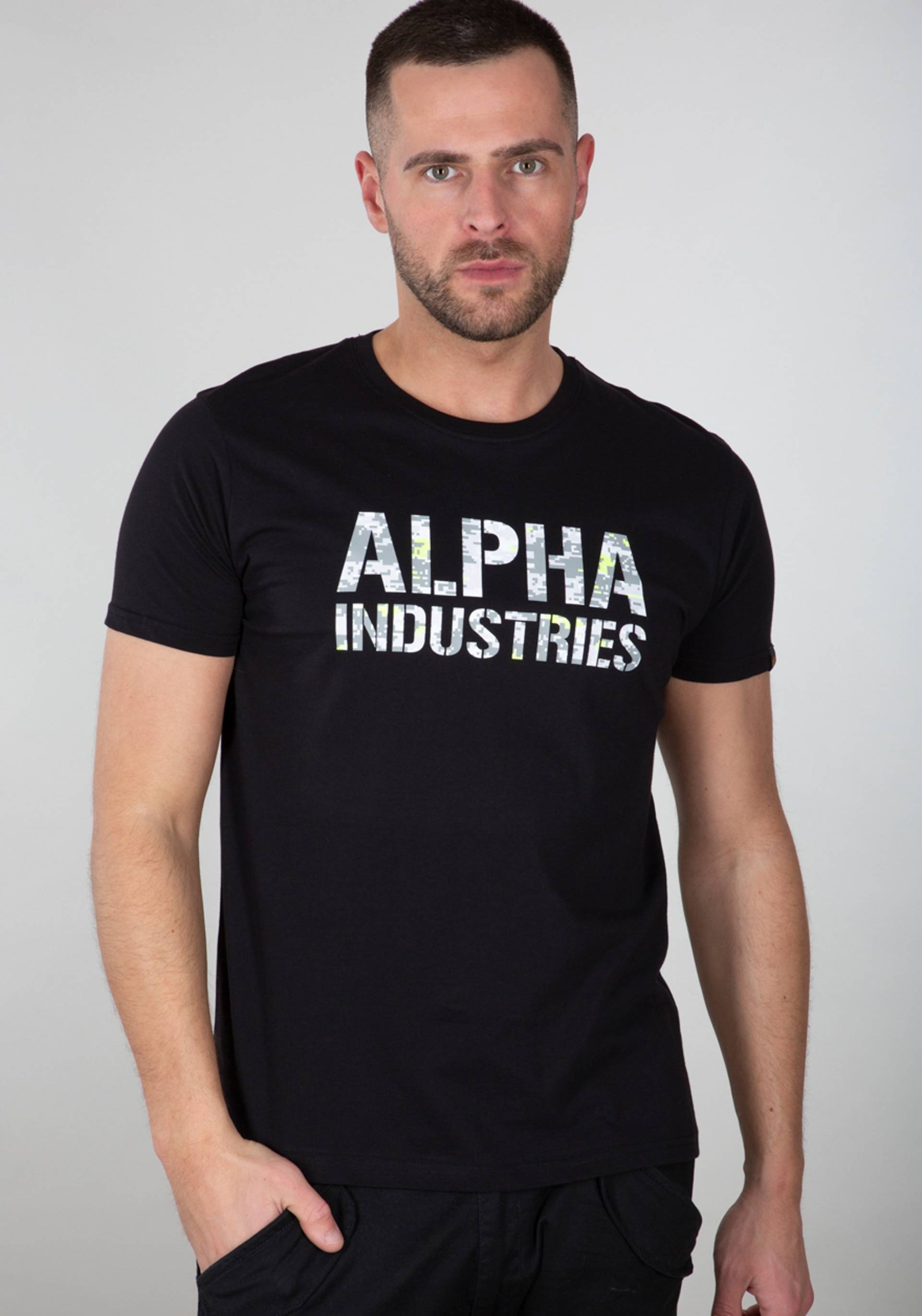 Alpha Industries T-Shirt »Alpha Industries Men - T-Shirts Camo Print T« von alpha industries