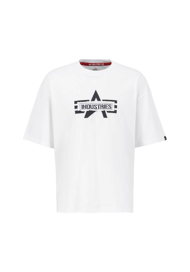 Alpha Industries T-Shirt »Alpha Industries Men - T-Shirts Logo Edge T« von alpha industries