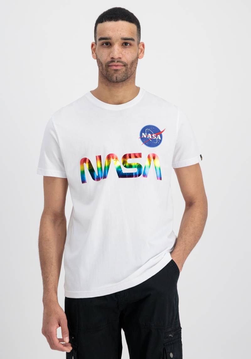 Alpha Industries T-Shirt »Alpha Industries Men - T-Shirts NASA Refl. T Metal« von alpha industries