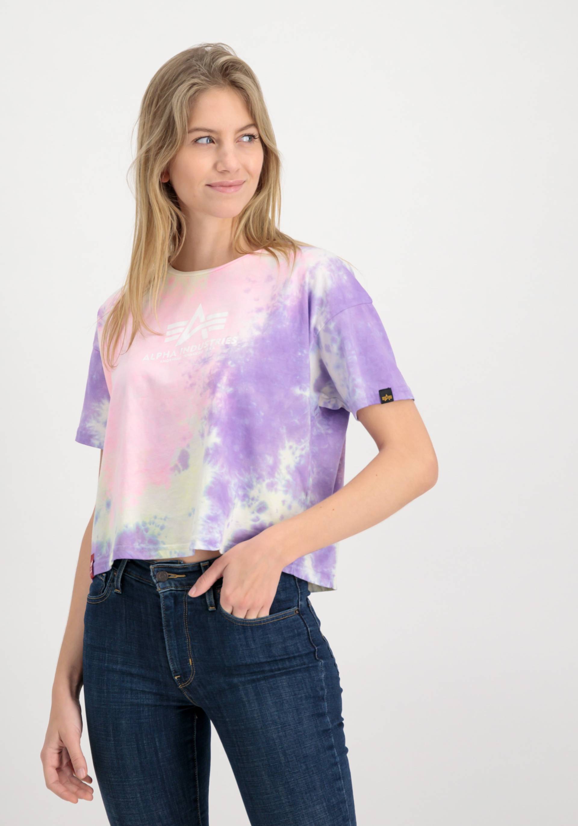 Alpha Industries T-Shirt »Alpha Industries Women - T-Shirts Basic T Batik COS Wmn« von alpha industries