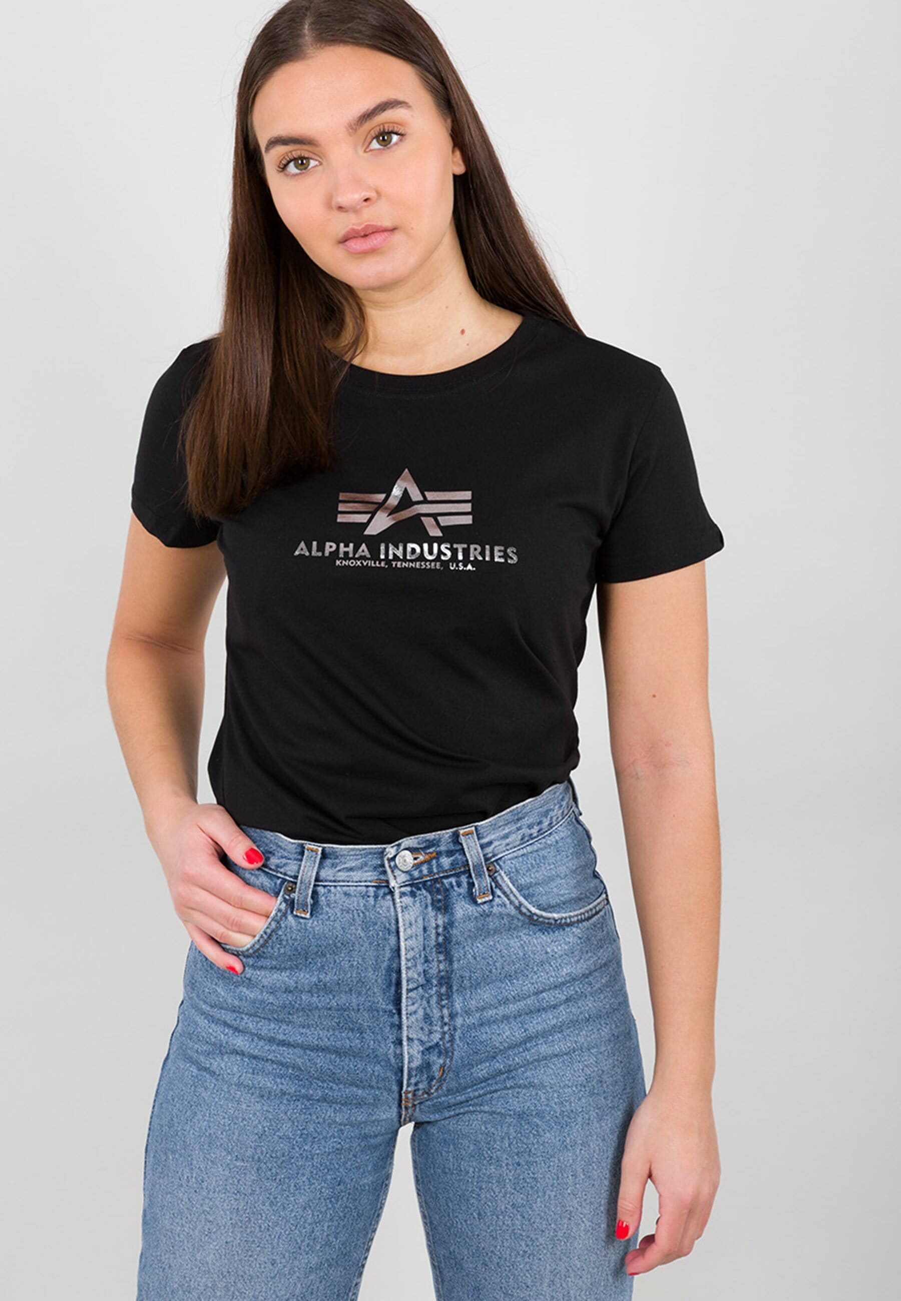 Alpha Industries T-Shirt »Alpha Industries Women - T-Shirts New Basic T Women FP« von alpha industries