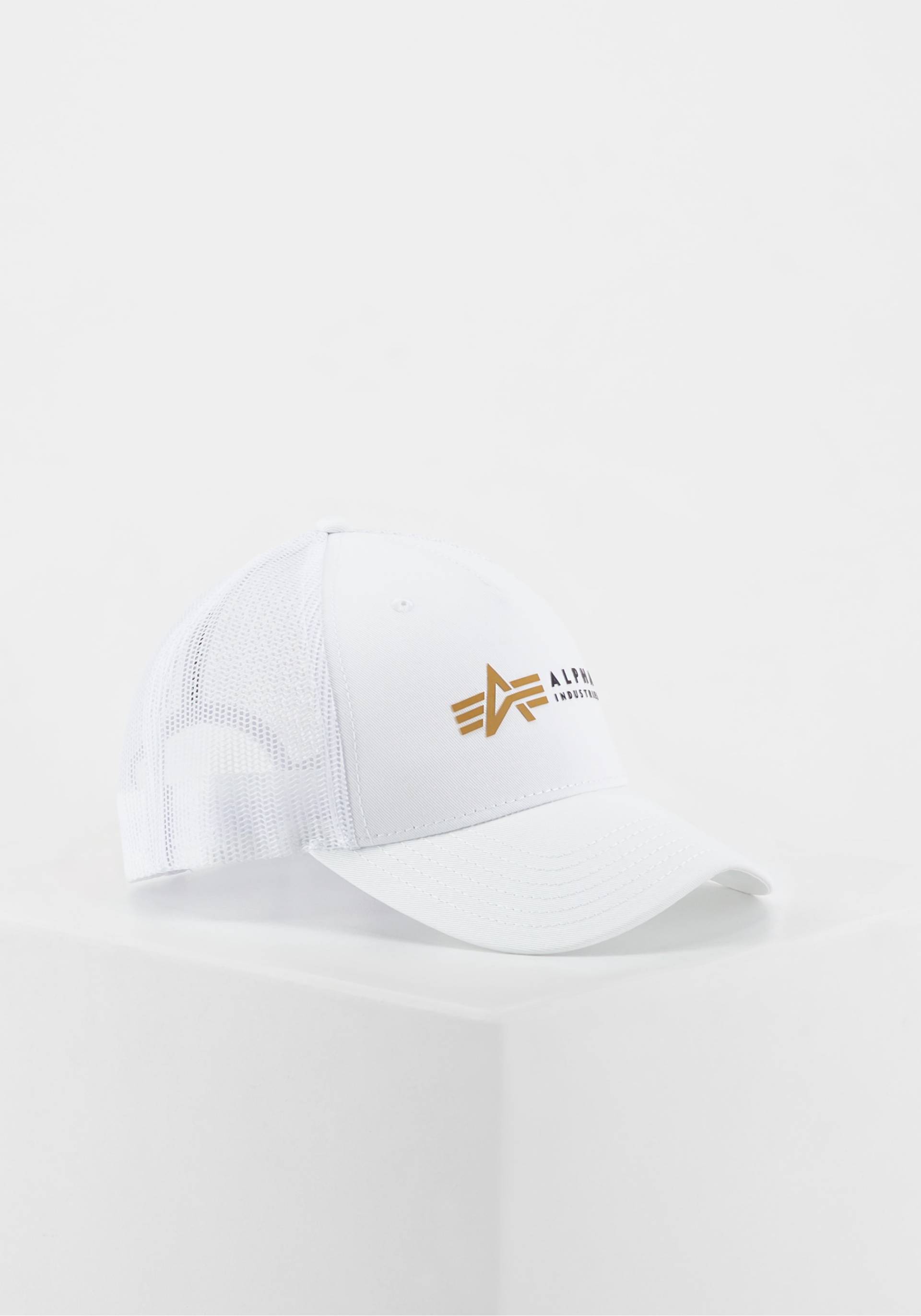 Alpha Industries Trucker Cap »Alpha Industries Accessoires - Headwear Alpha Label Trucker Cap« von alpha industries