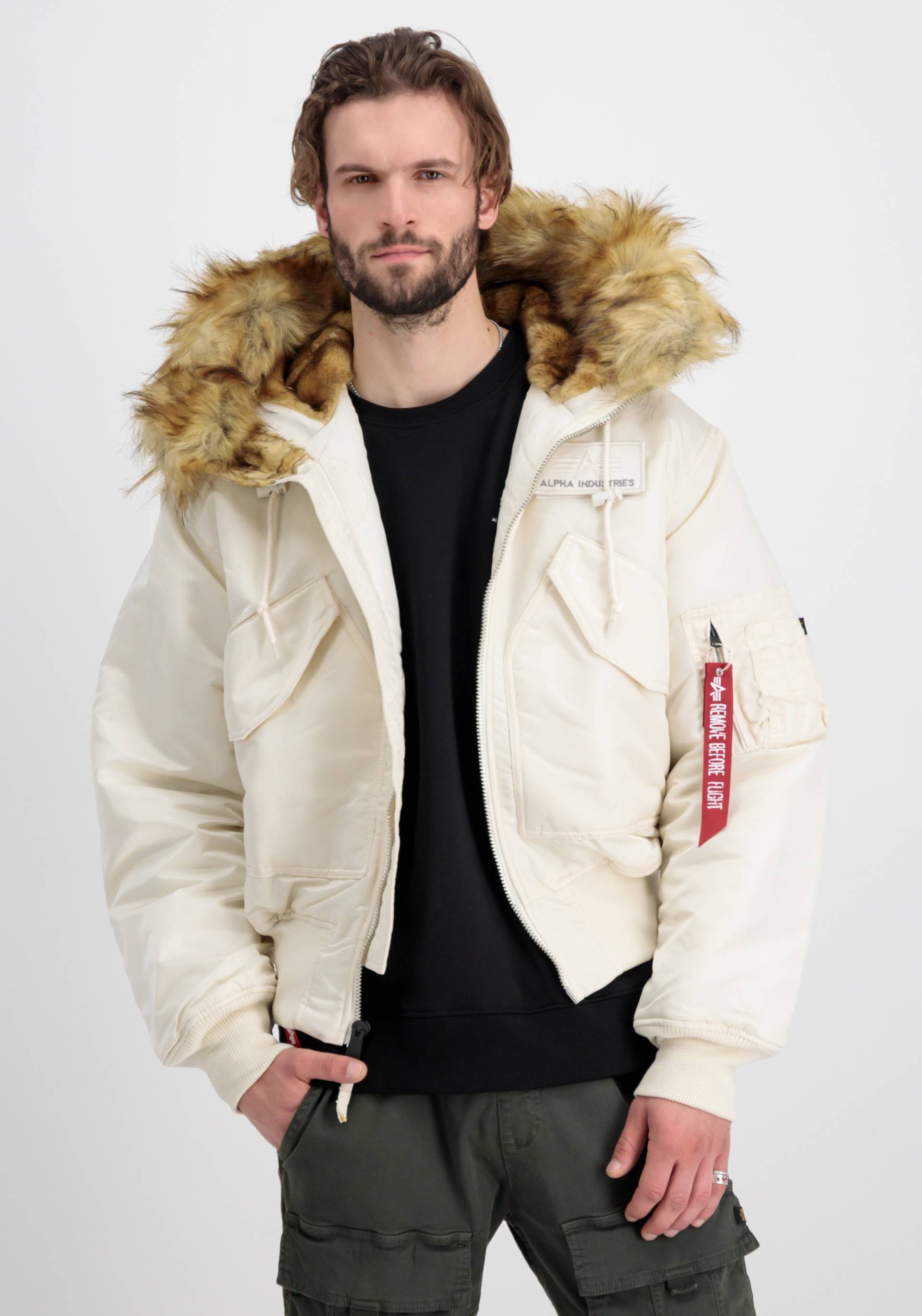 Alpha Industries Winterjacke »Alpha Industries Men - Bomber Jackets 45P Hooded Custom« von alpha industries