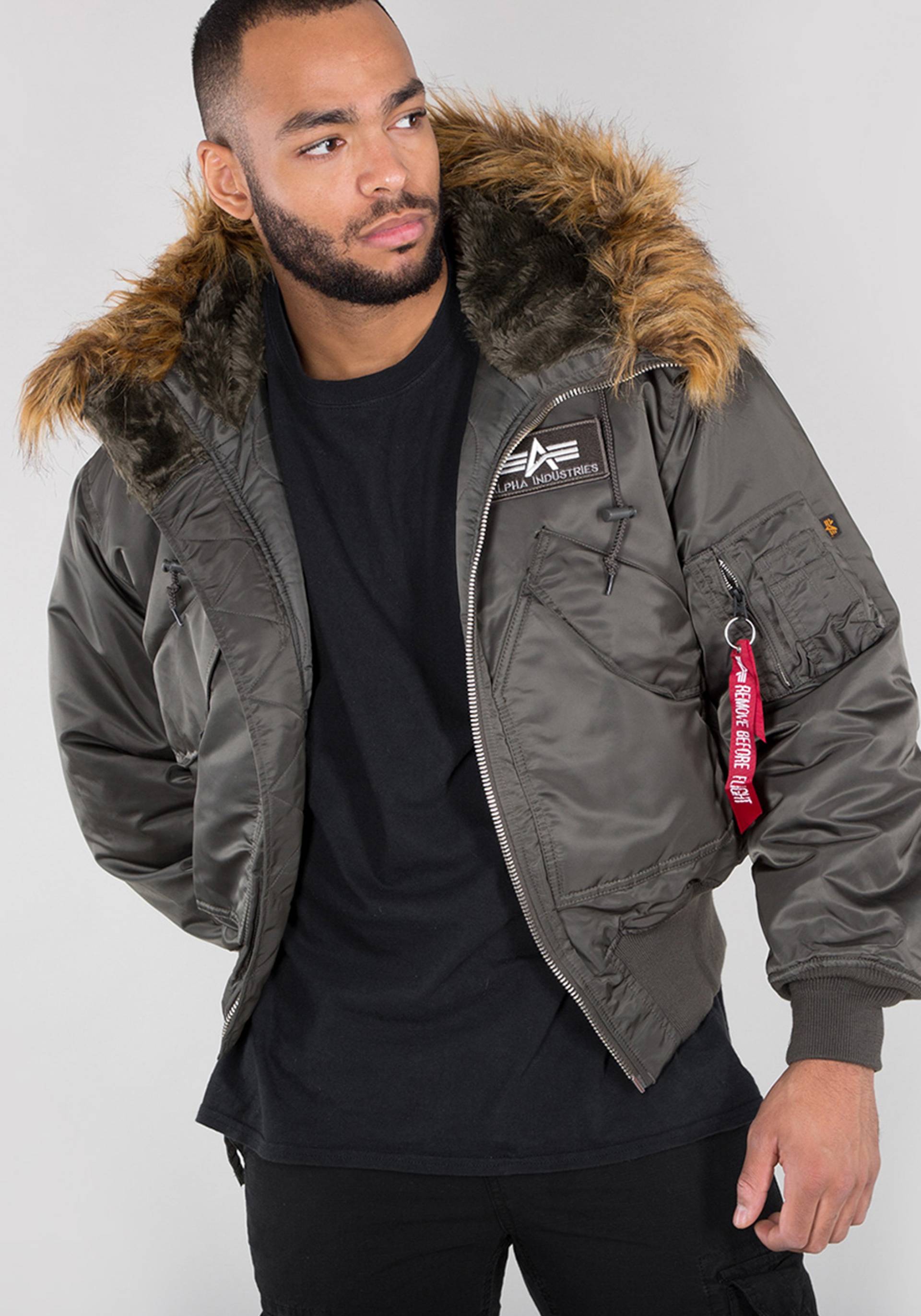 Alpha Industries Winterjacke »Alpha Industries Men - Bomber Jackets 45P Hooded« von alpha industries