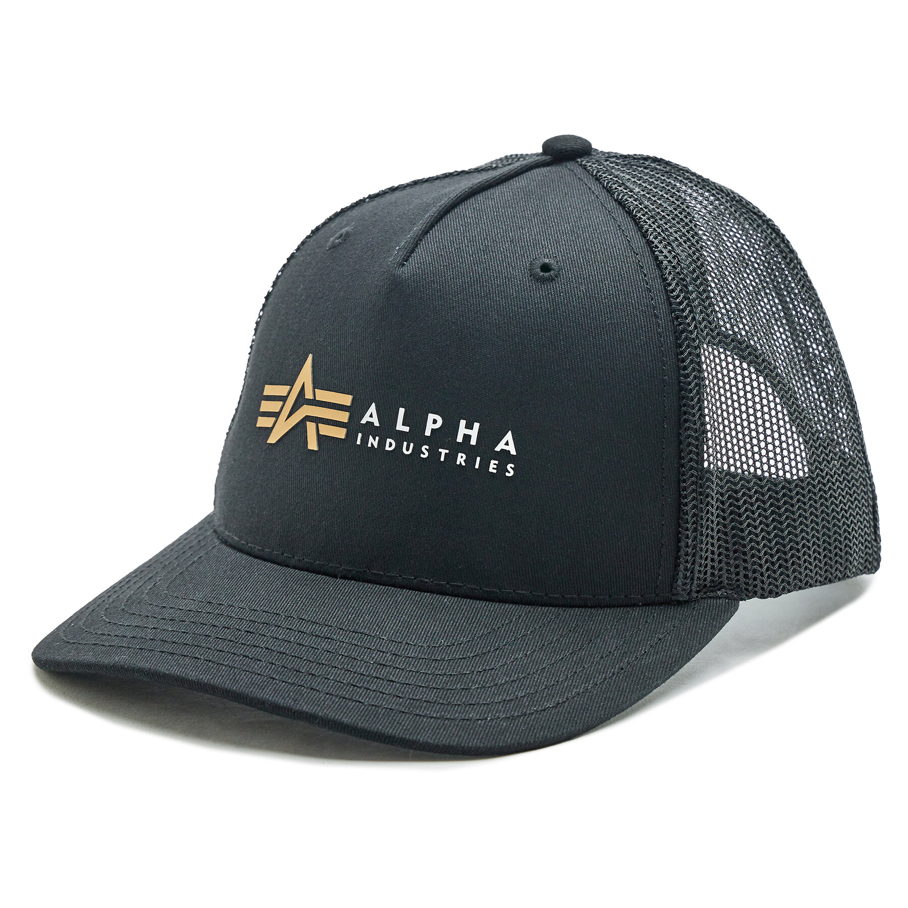 Cap Alpha Industries Label 106901FP Schwarz von alpha industries