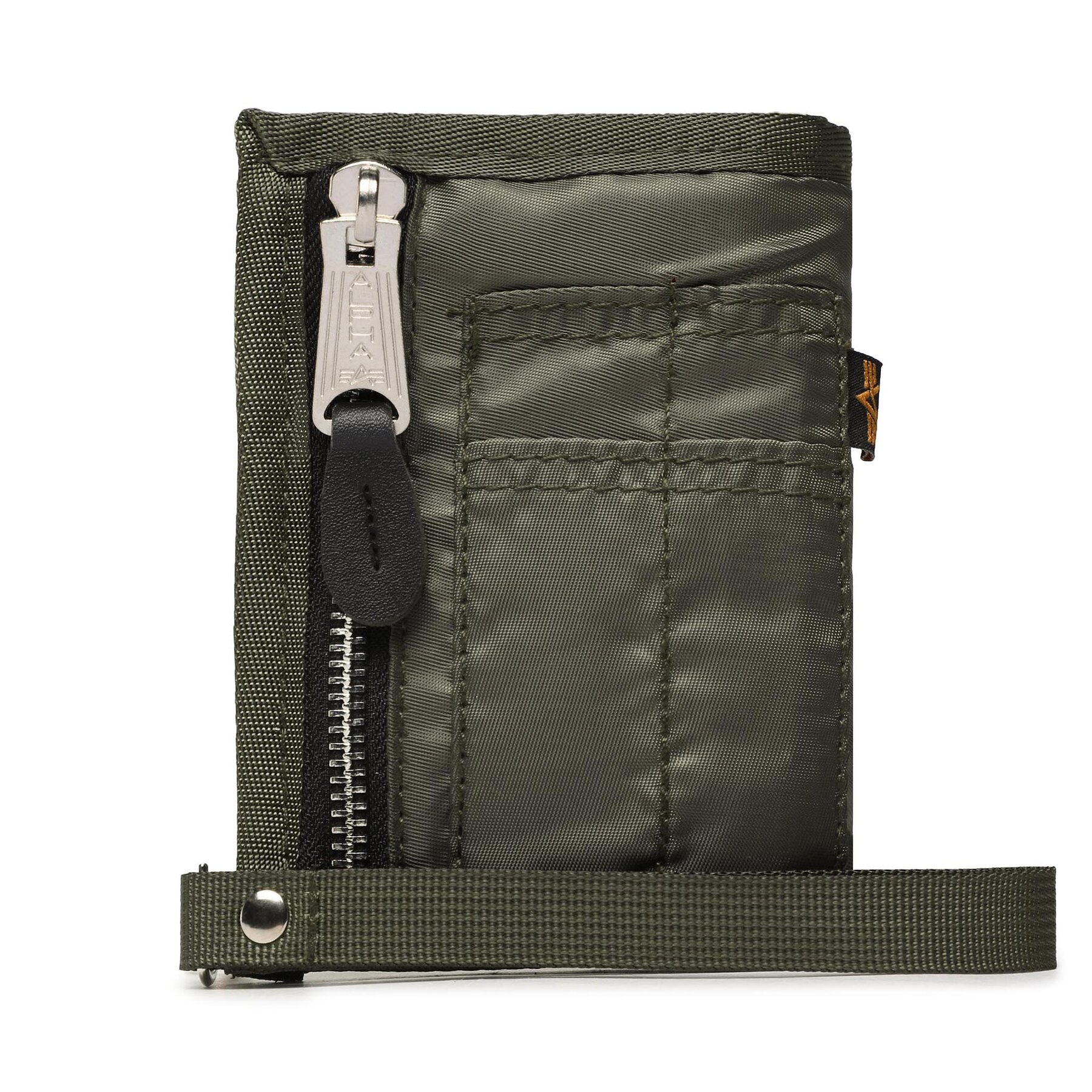 Große Damen Geldbörse Alpha Industries Utility Wallet 108958 Khakifarben von alpha industries