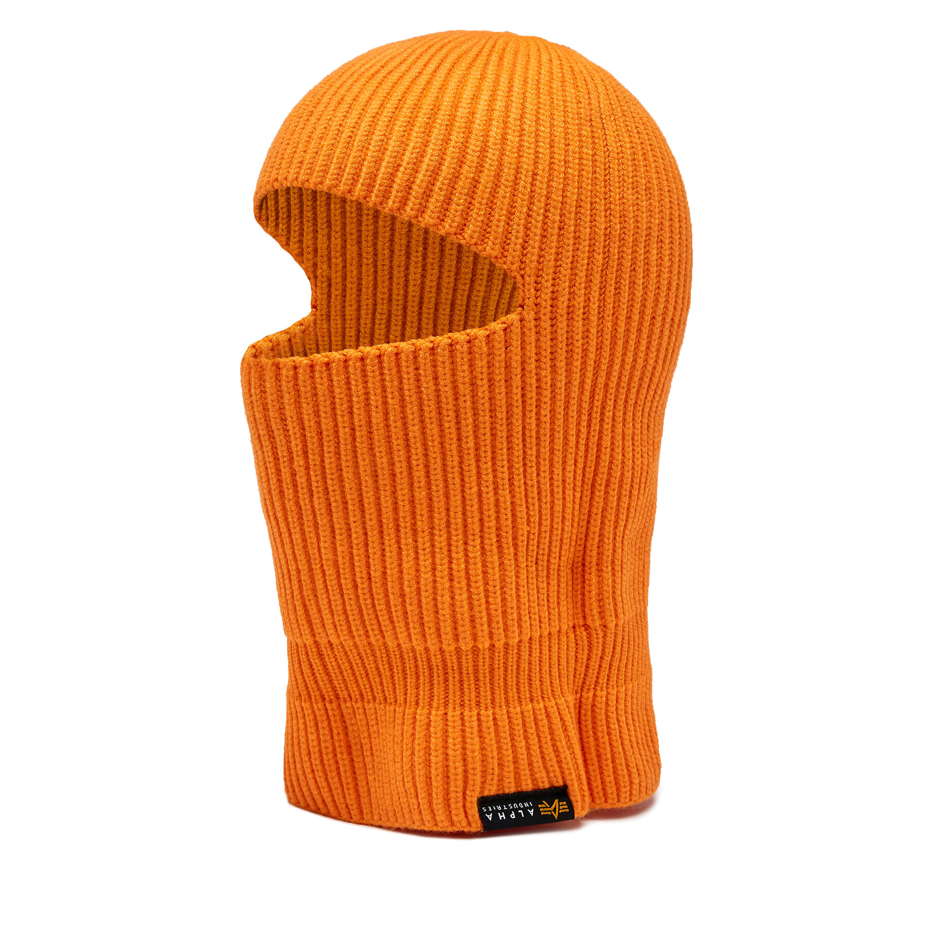 Kapuzenmütze Alpha Industries Label Balaclava 138901 Orange von alpha industries