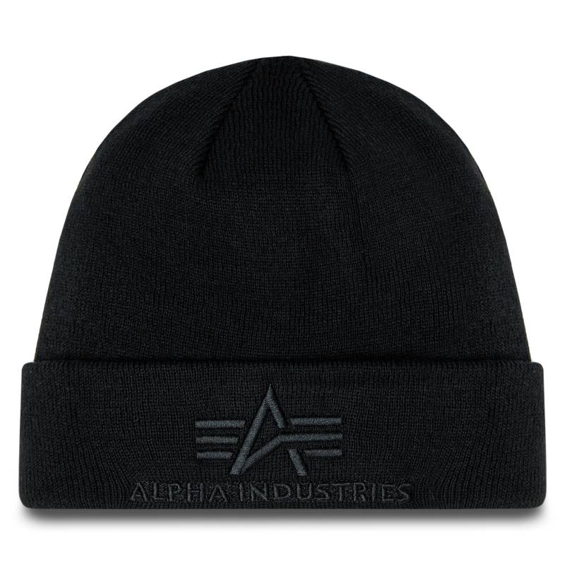 Mütze Alpha Industries 3D Beanie 168910 Schwarz von alpha industries