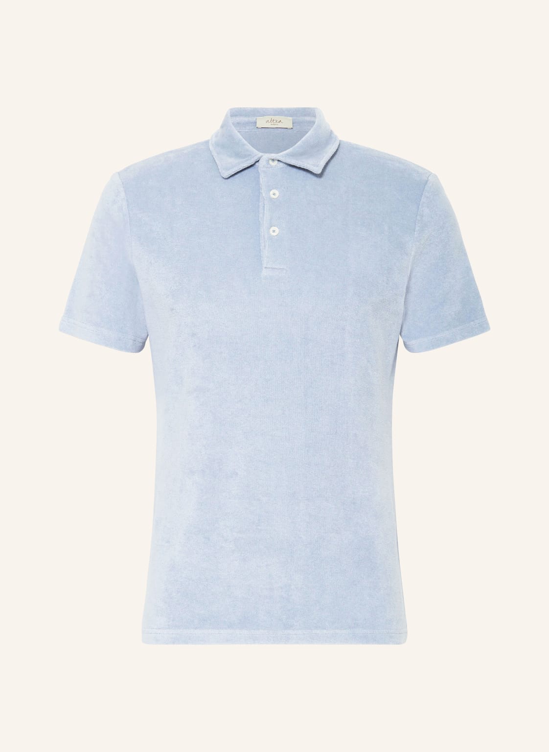 Altea Frottee-Poloshirt blau von altea